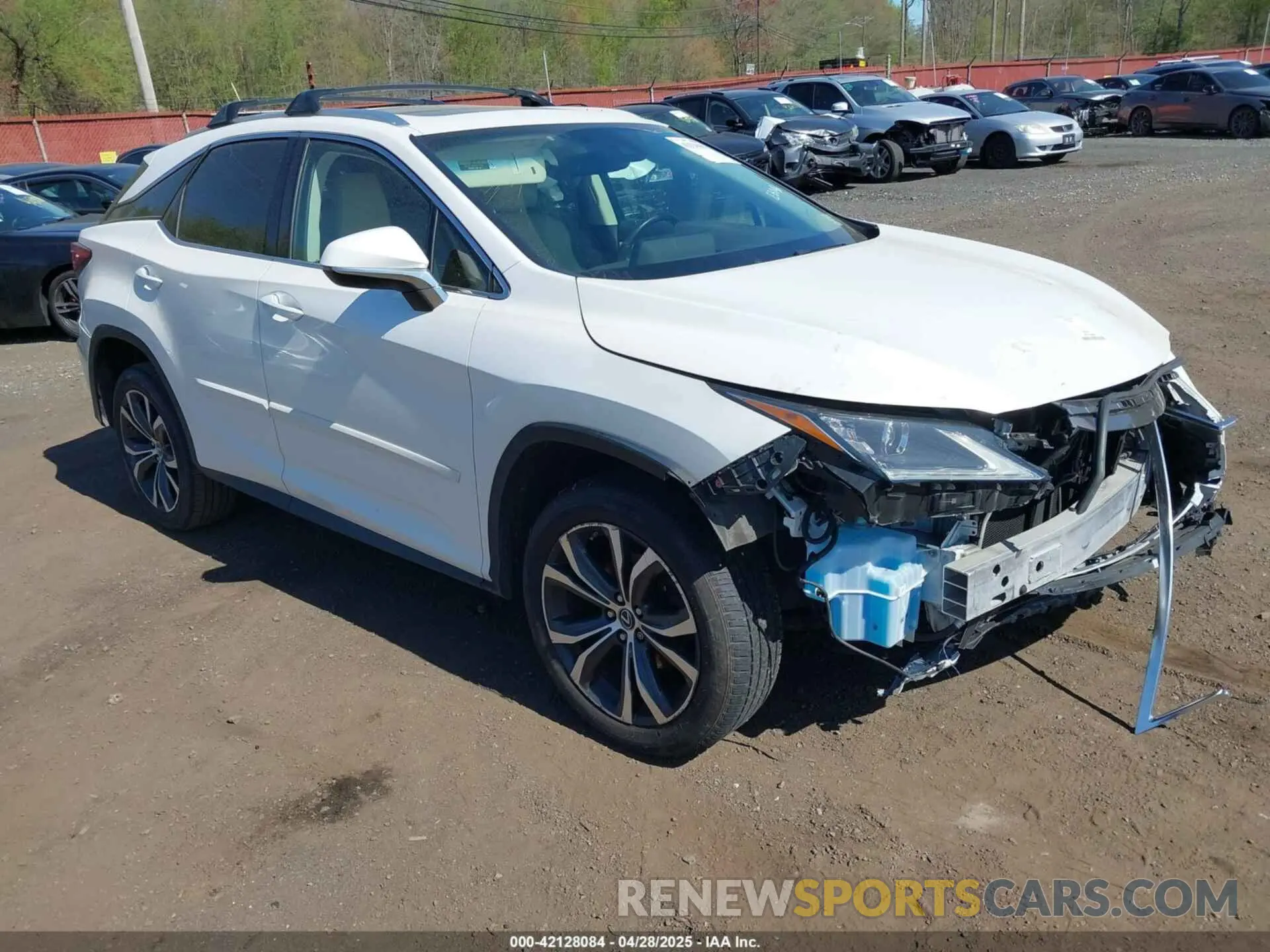 1 Photograph of a damaged car JTJBZMCA0K2041419 LEXUS RX 350 2019