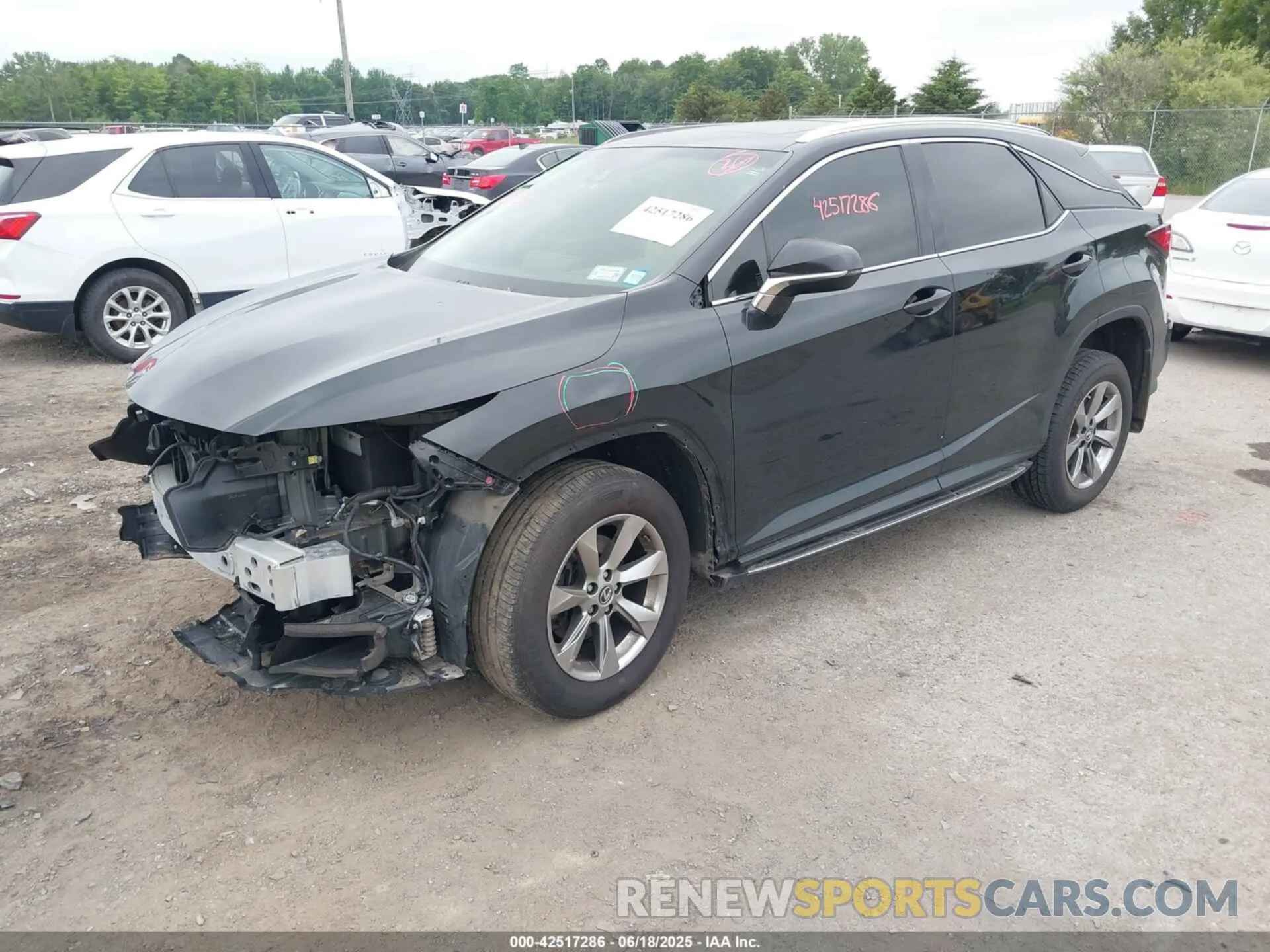 2 Photograph of a damaged car JTJBZMCA4K2038247 LEXUS RX 350 2019