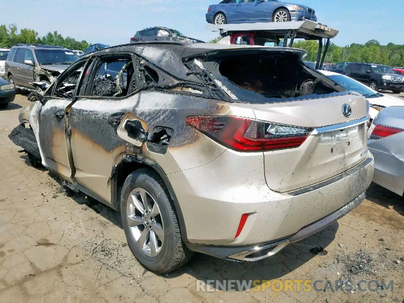 3 Photograph of a damaged car JTJBZMCAXK2039922 LEXUS RX 350 2019