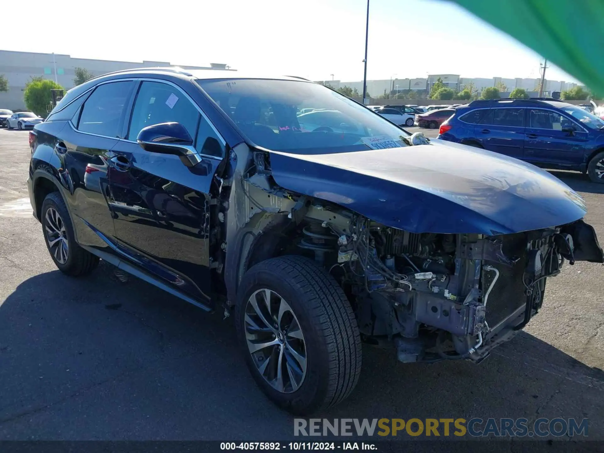 1 Photograph of a damaged car 2T2AZMAA3LC153857 LEXUS RX 350 2020