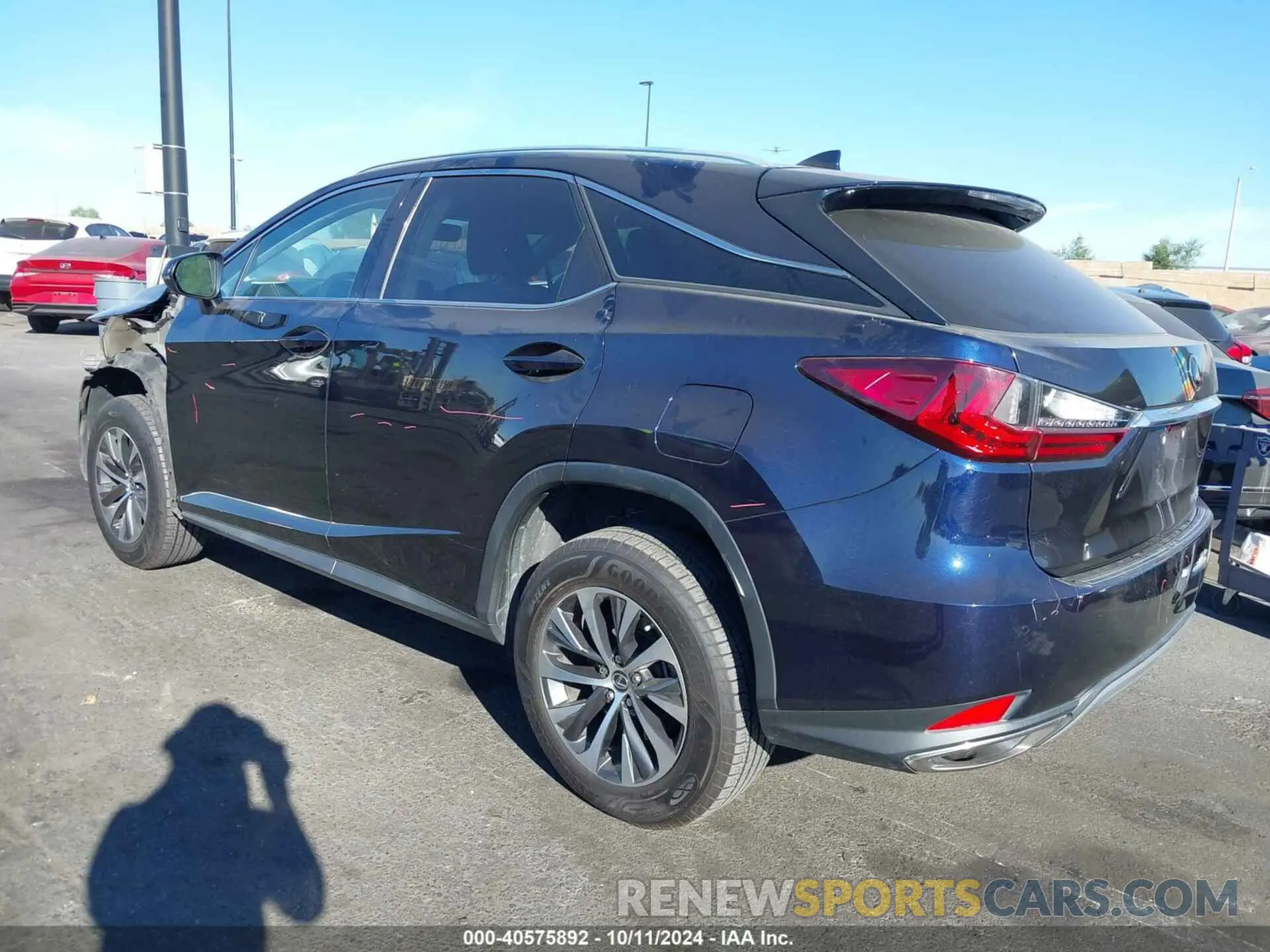 3 Photograph of a damaged car 2T2AZMAA3LC153857 LEXUS RX 350 2020