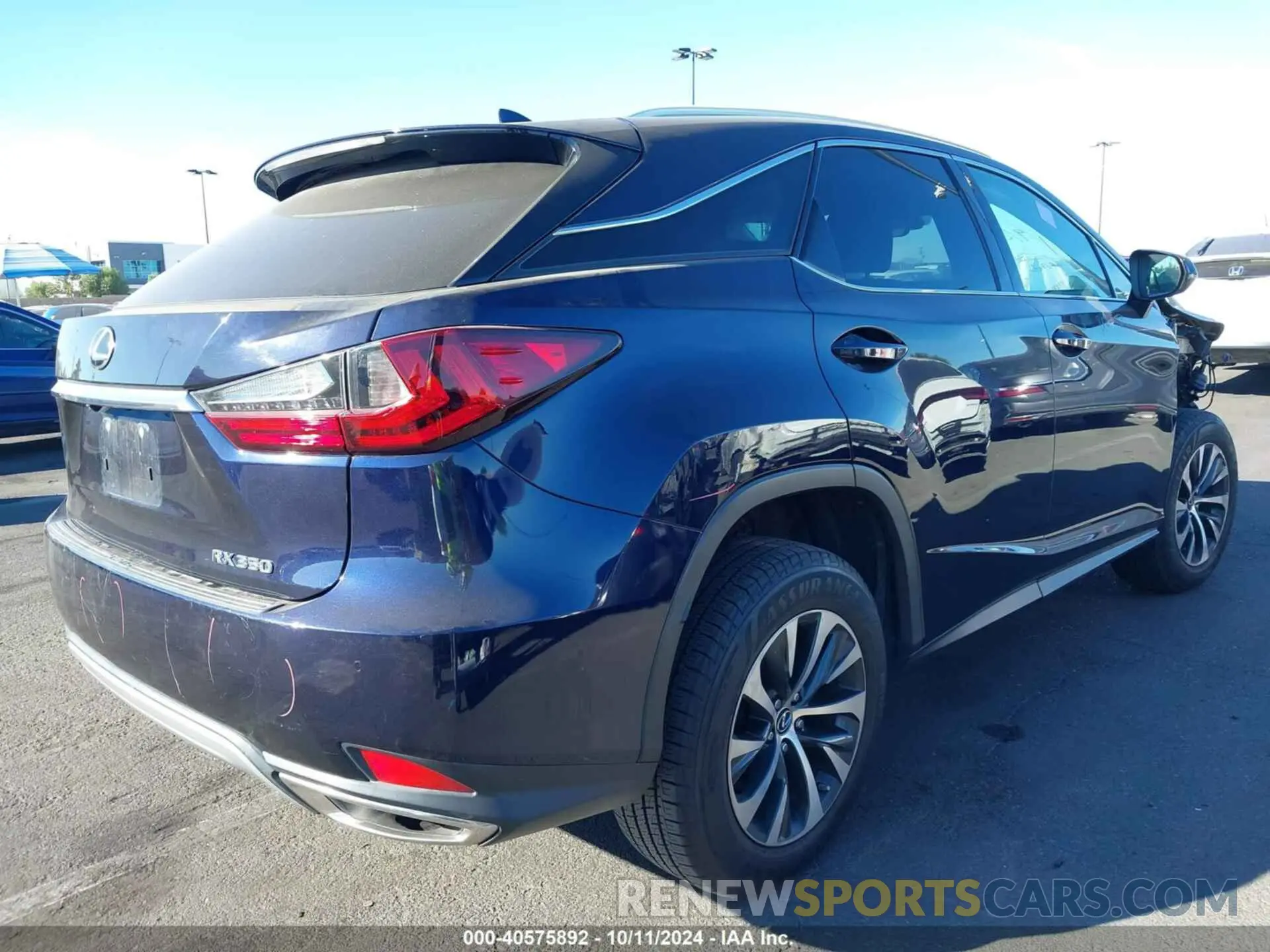 4 Photograph of a damaged car 2T2AZMAA3LC153857 LEXUS RX 350 2020