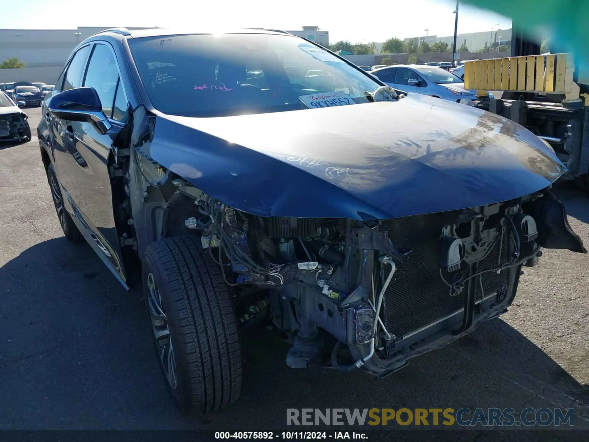6 Photograph of a damaged car 2T2AZMAA3LC153857 LEXUS RX 350 2020