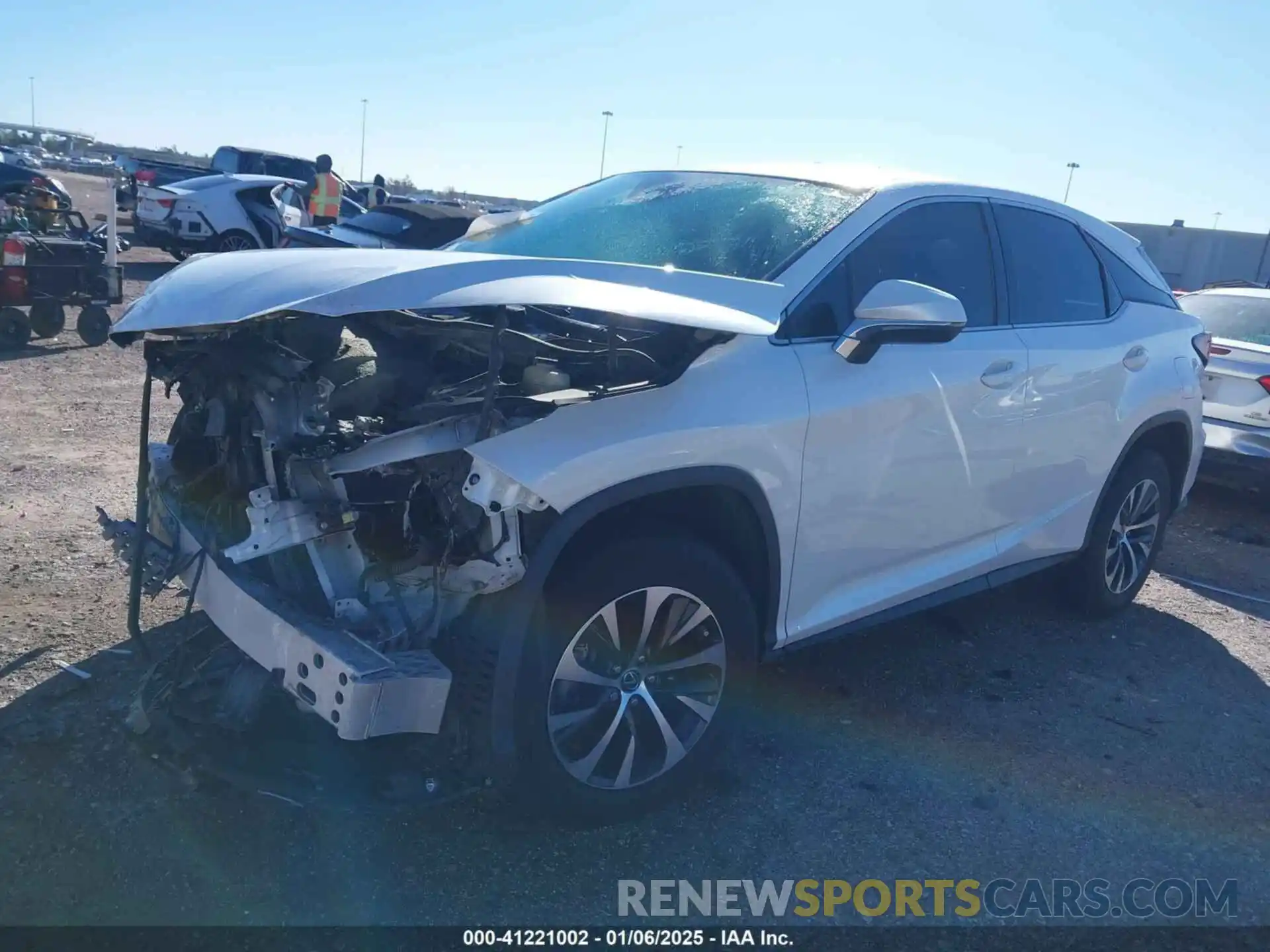 2 Photograph of a damaged car 2T2AZMAA6LC171057 LEXUS RX 350 2020