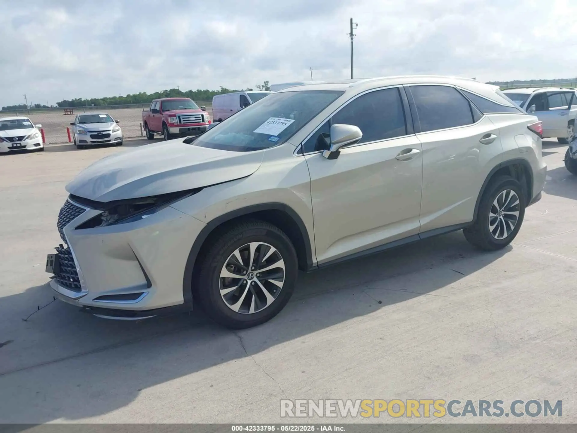 2 Photograph of a damaged car 2T2AZMAA8LC151876 LEXUS RX 350 2020