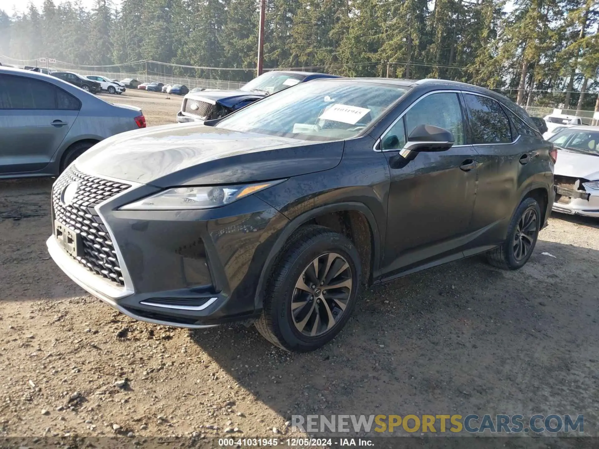 2 Photograph of a damaged car 2T2AZMDA8LC233845 LEXUS RX 350 2020