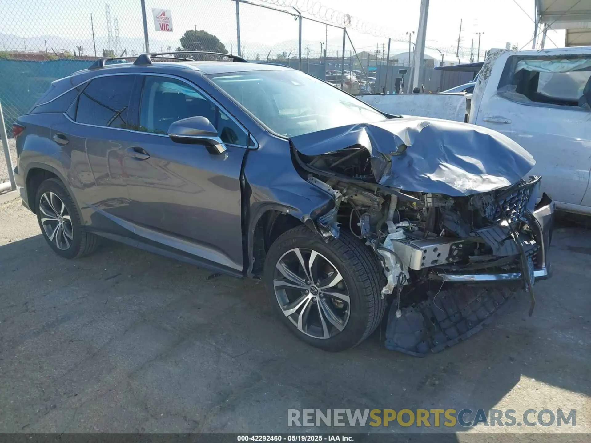 1 Photograph of a damaged car 2T2HZMAA3LC153162 LEXUS RX 350 2020