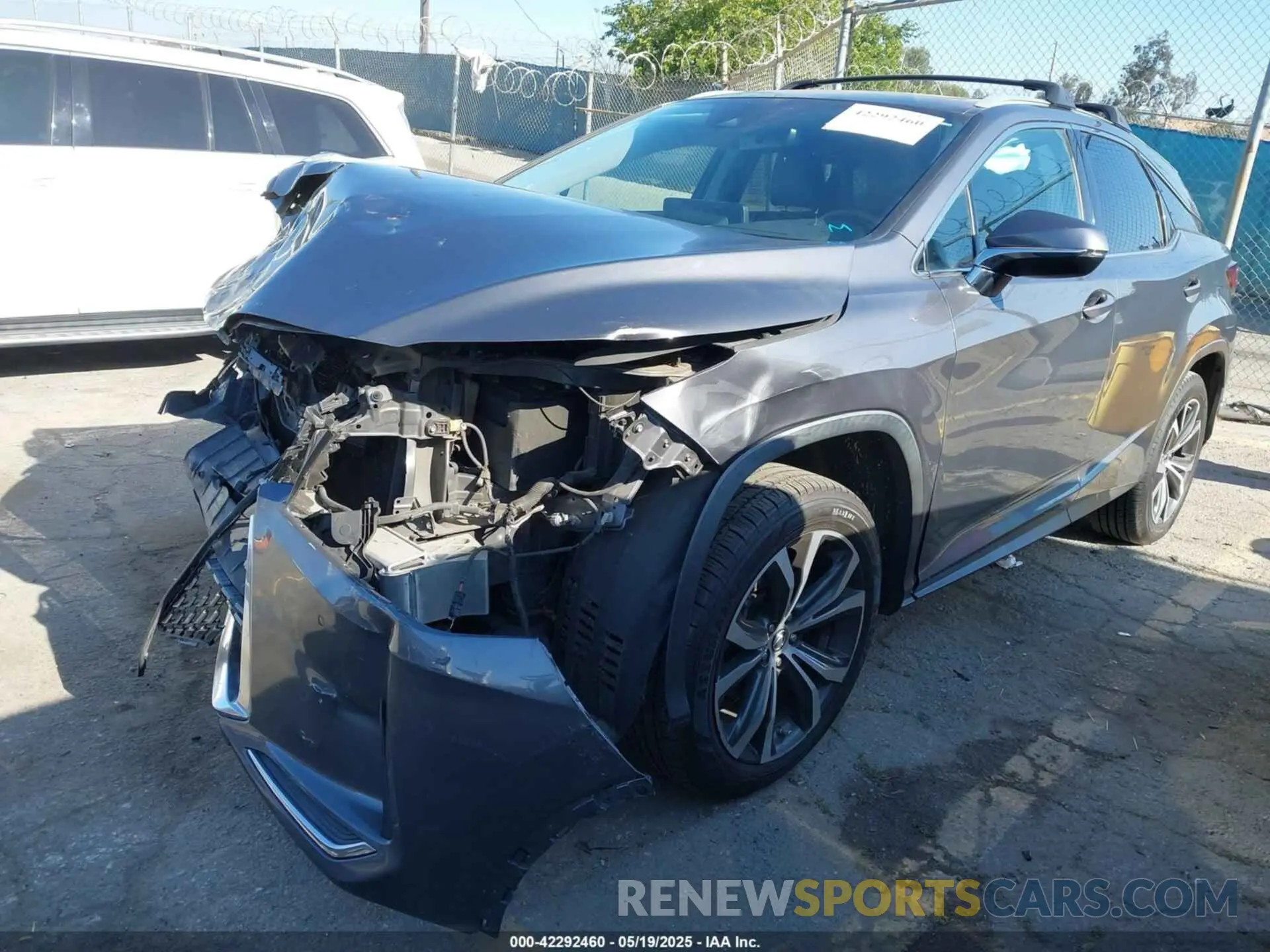 2 Photograph of a damaged car 2T2HZMAA3LC153162 LEXUS RX 350 2020