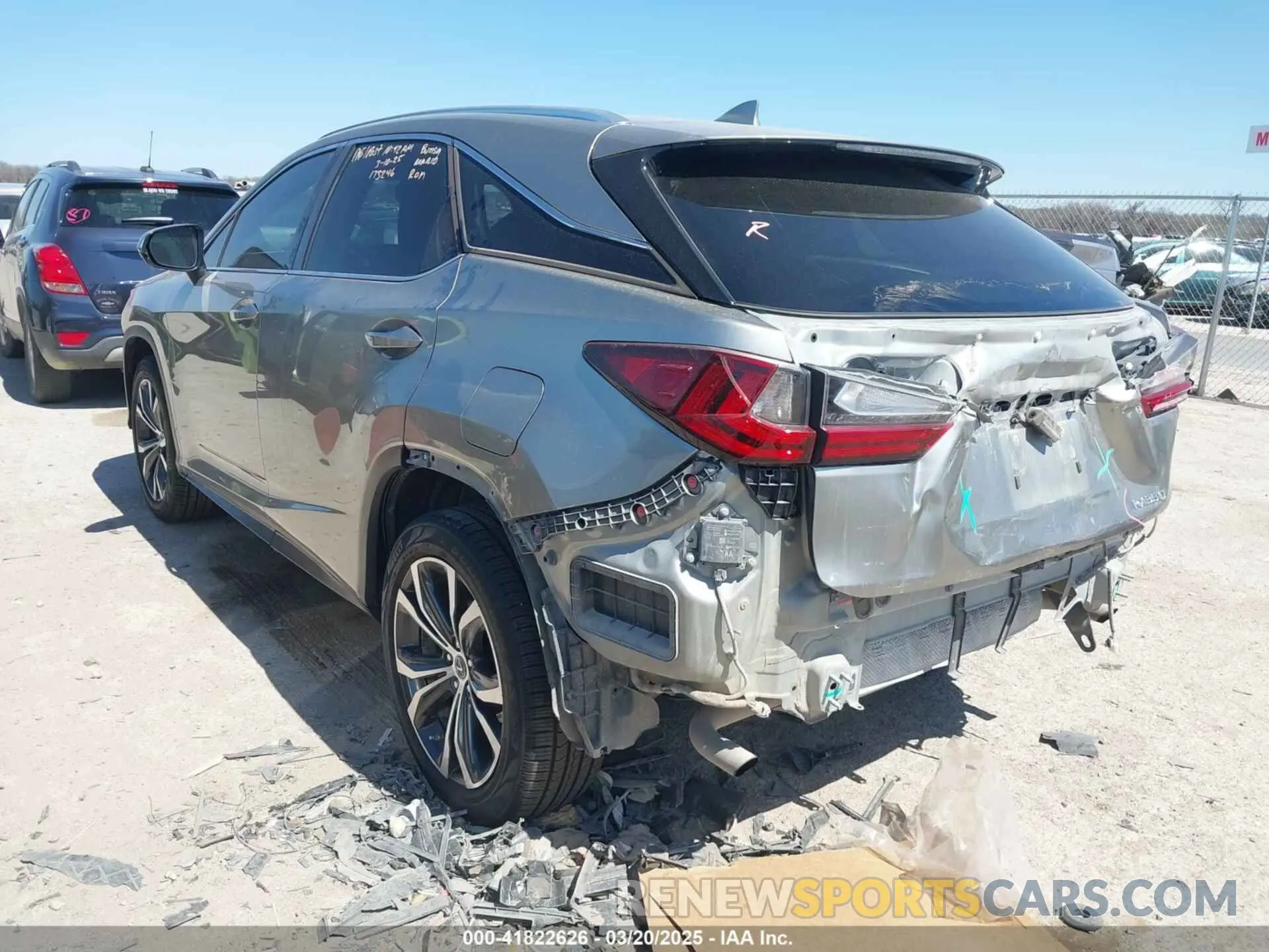 3 Photograph of a damaged car 2T2HZMAA3LC168454 LEXUS RX 350 2020