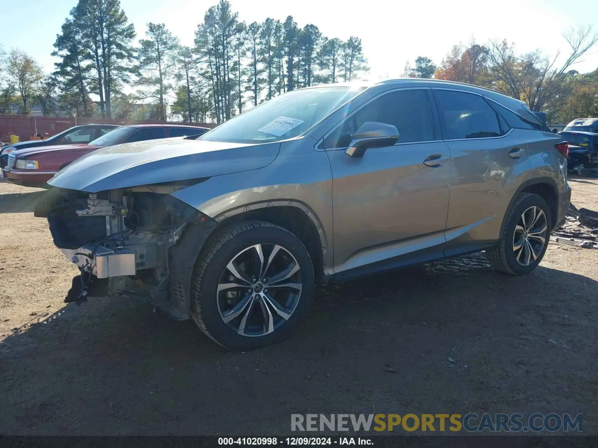 2 Photograph of a damaged car 2T2HZMAA5LC171291 LEXUS RX 350 2020