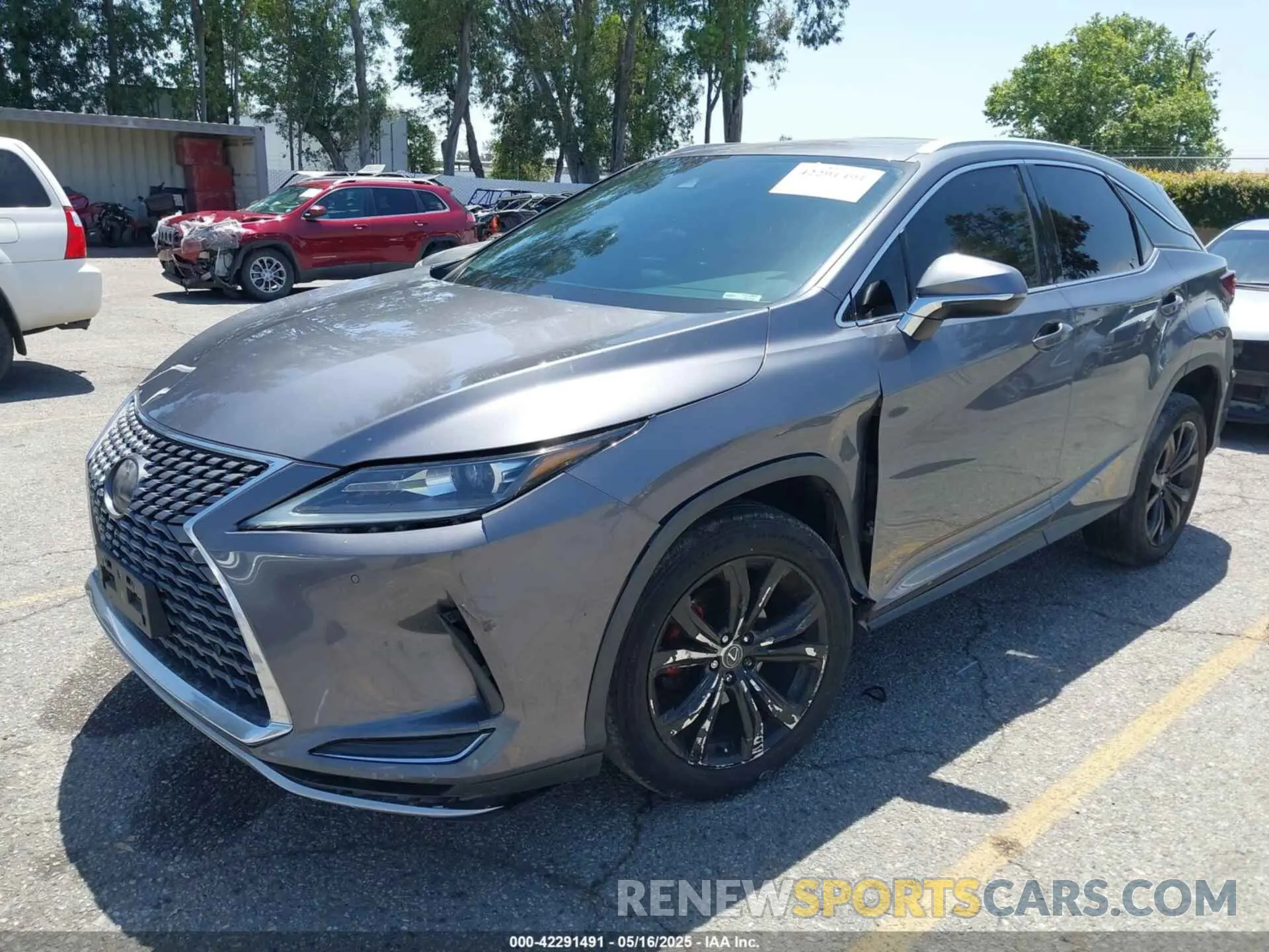 2 Photograph of a damaged car 2T2HZMAAXLC167978 LEXUS RX 350 2020