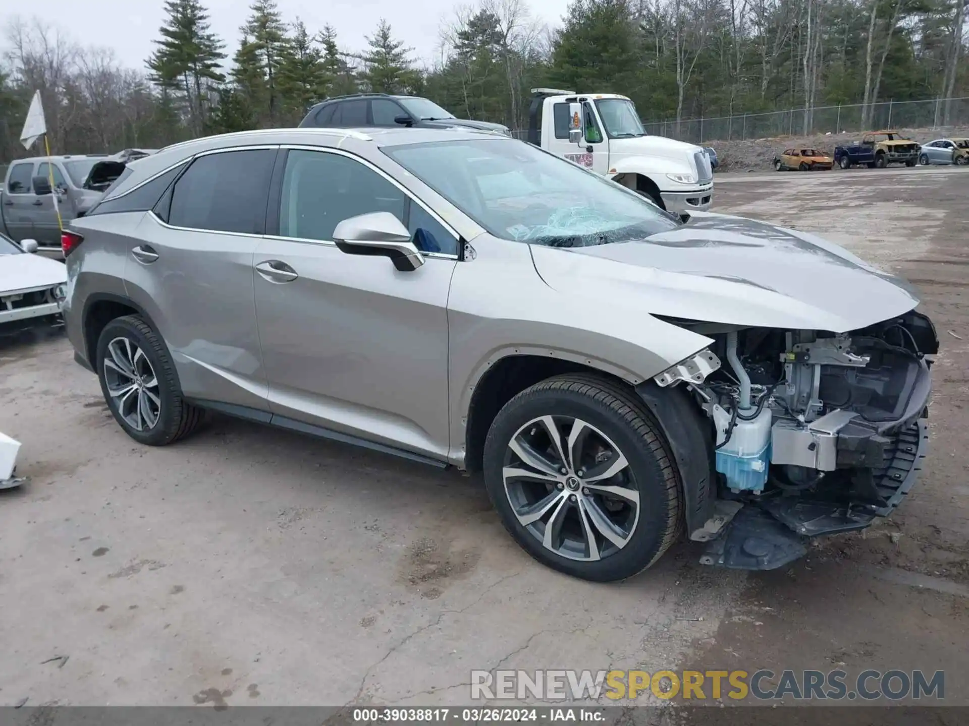 1 Photograph of a damaged car 2T2HZMDA2LC248954 LEXUS RX 350 2020