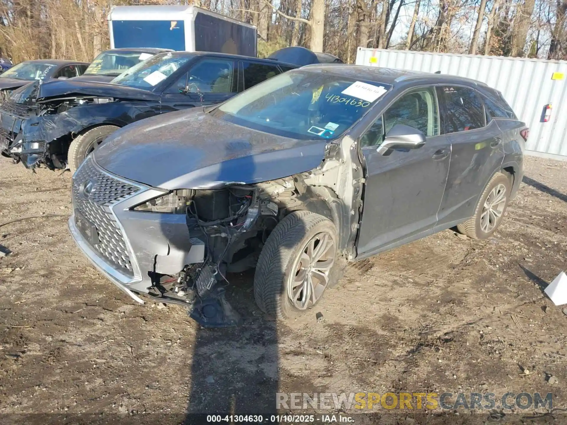 2 Photograph of a damaged car 2T2HZMDA3LC246209 LEXUS RX 350 2020