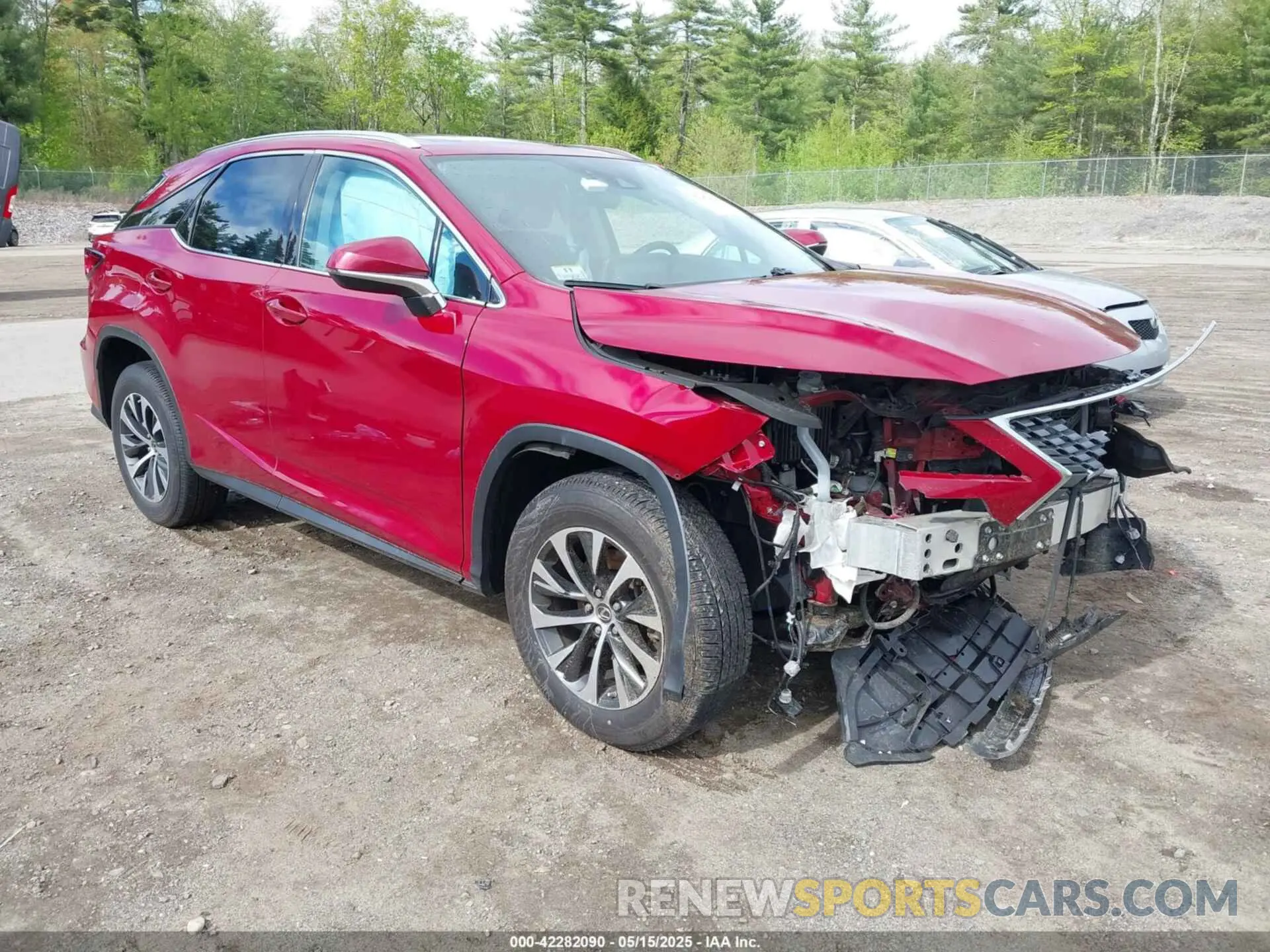 1 Photograph of a damaged car 2T2HZMDA6LC219456 LEXUS RX 350 2020