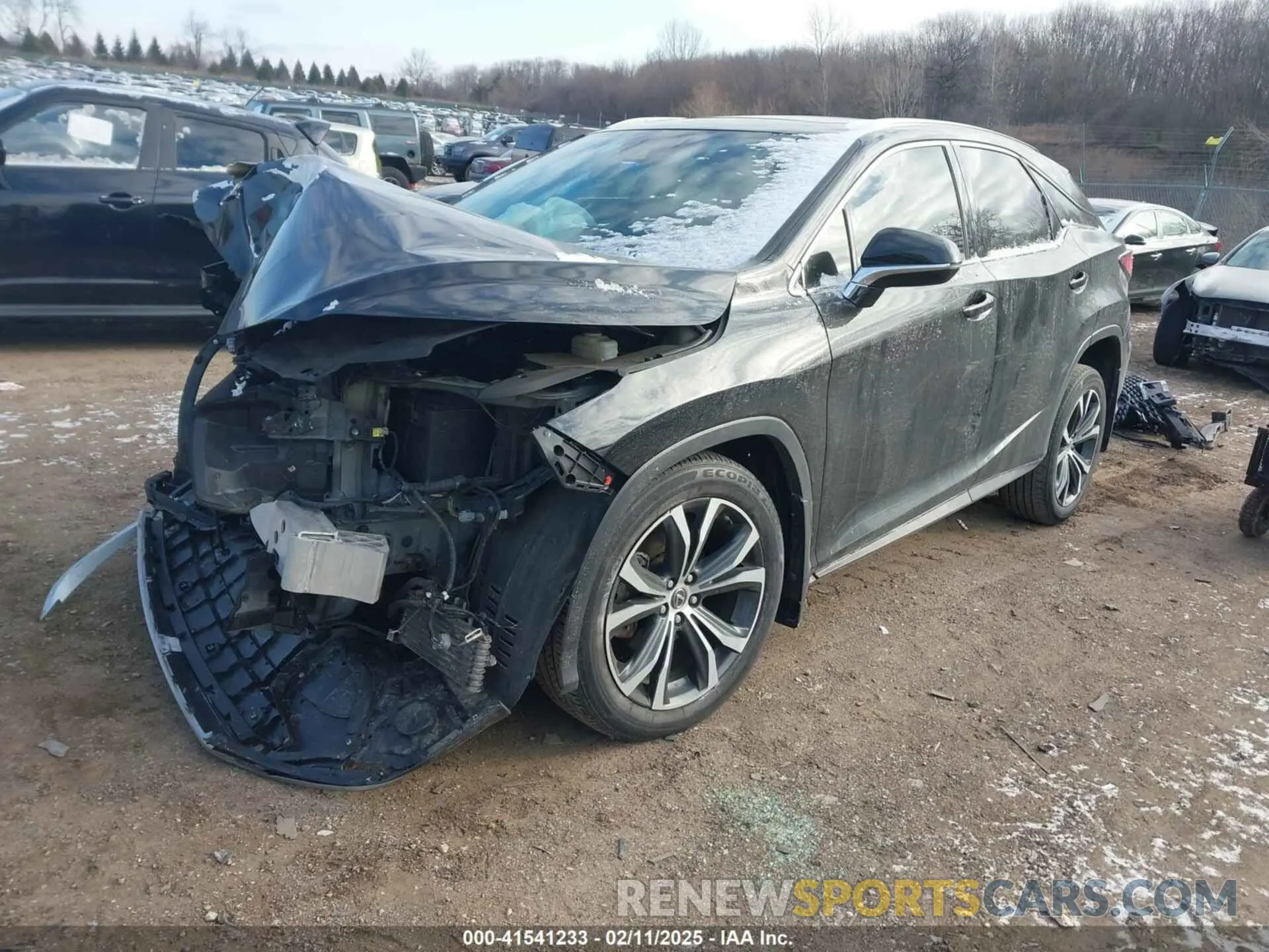 2 Photograph of a damaged car 2T2HZMDA6LC226293 LEXUS RX 350 2020