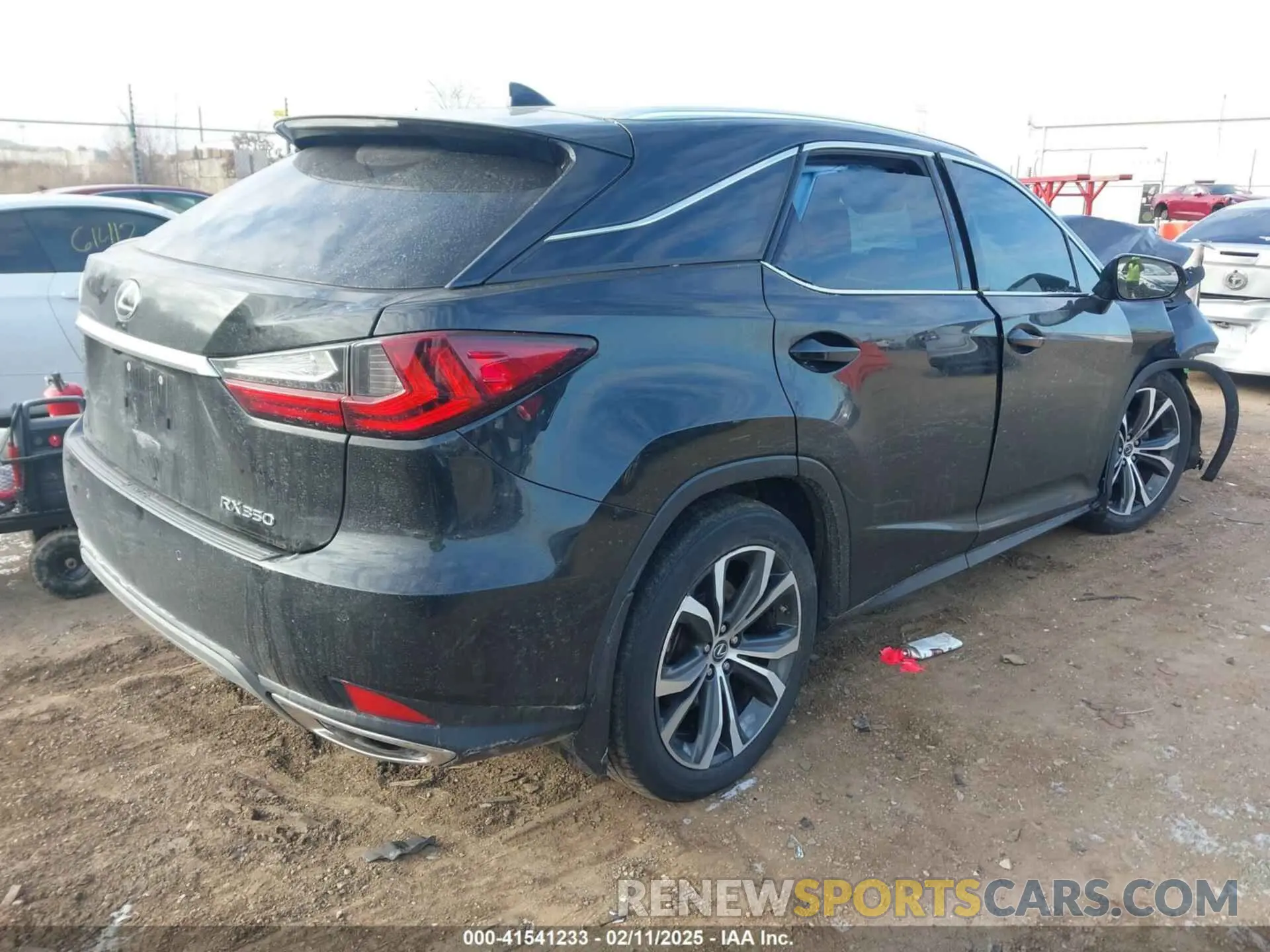 4 Photograph of a damaged car 2T2HZMDA6LC226293 LEXUS RX 350 2020
