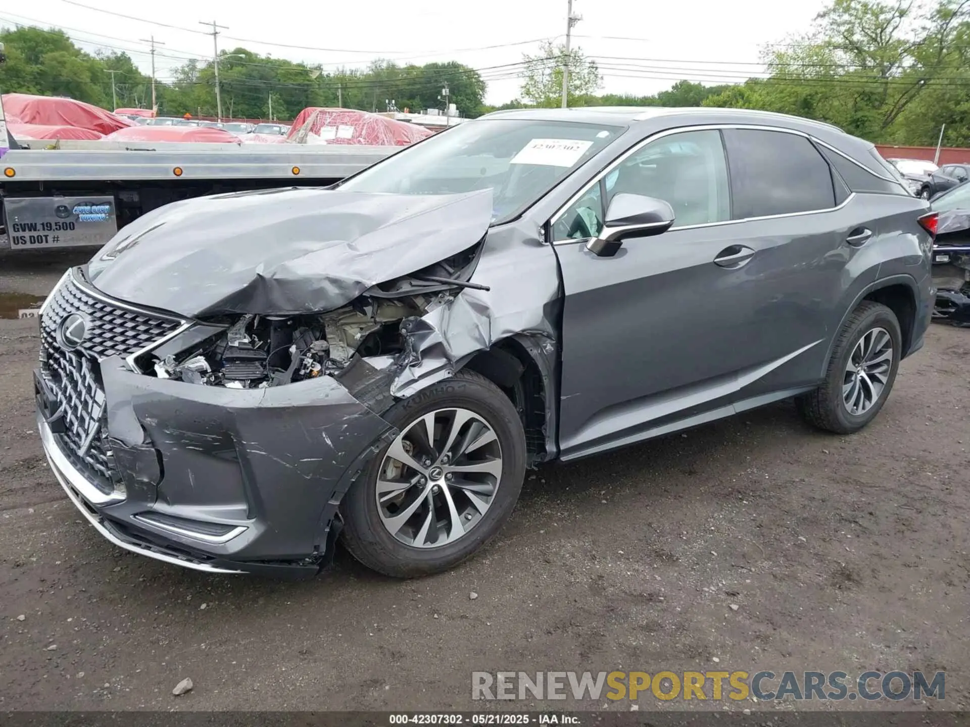 6 Photograph of a damaged car 2T2HZMDA7LC227405 LEXUS RX 350 2020