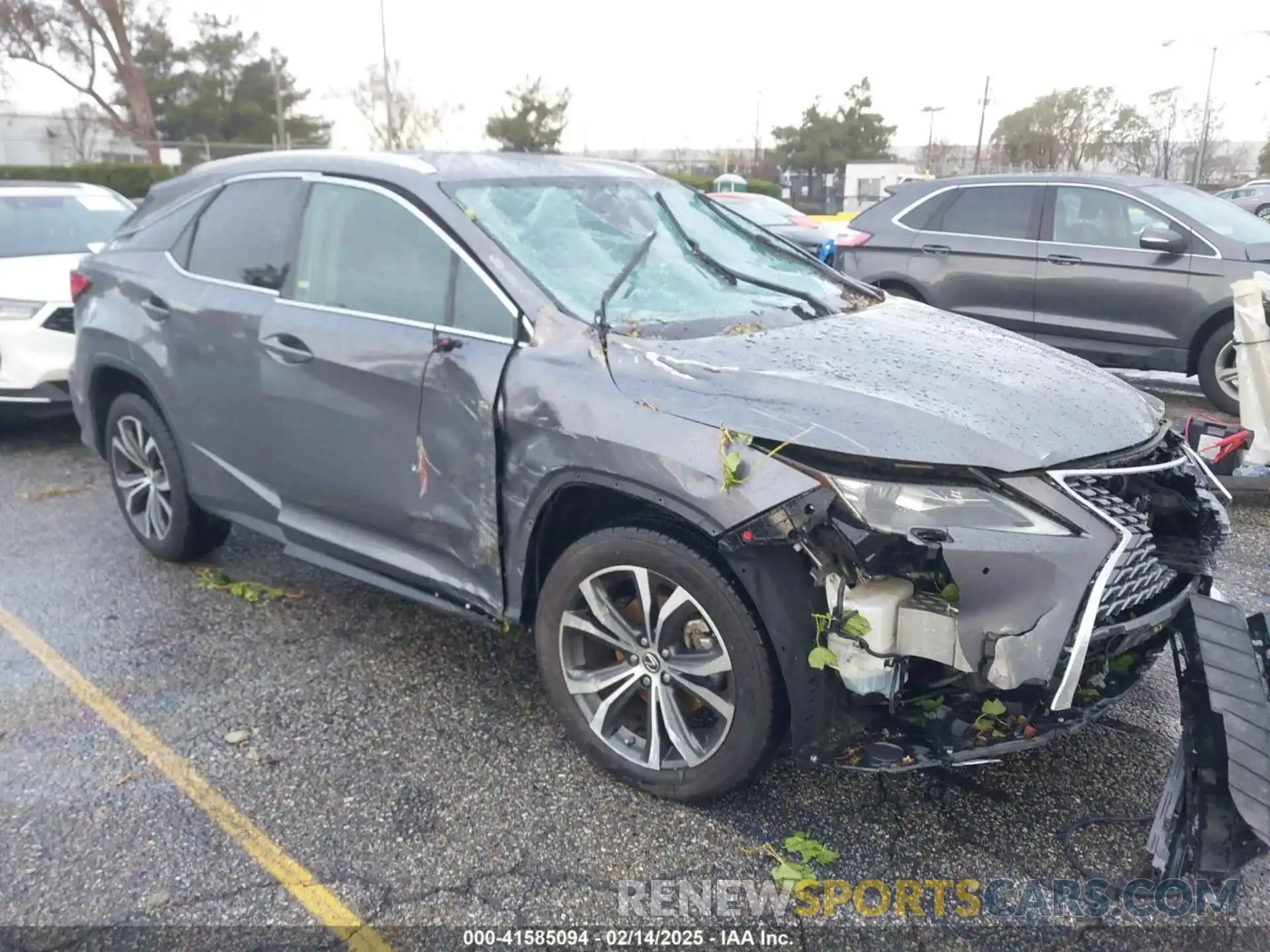 1 Photograph of a damaged car 2T2HZMDA9LC222528 LEXUS RX 350 2020