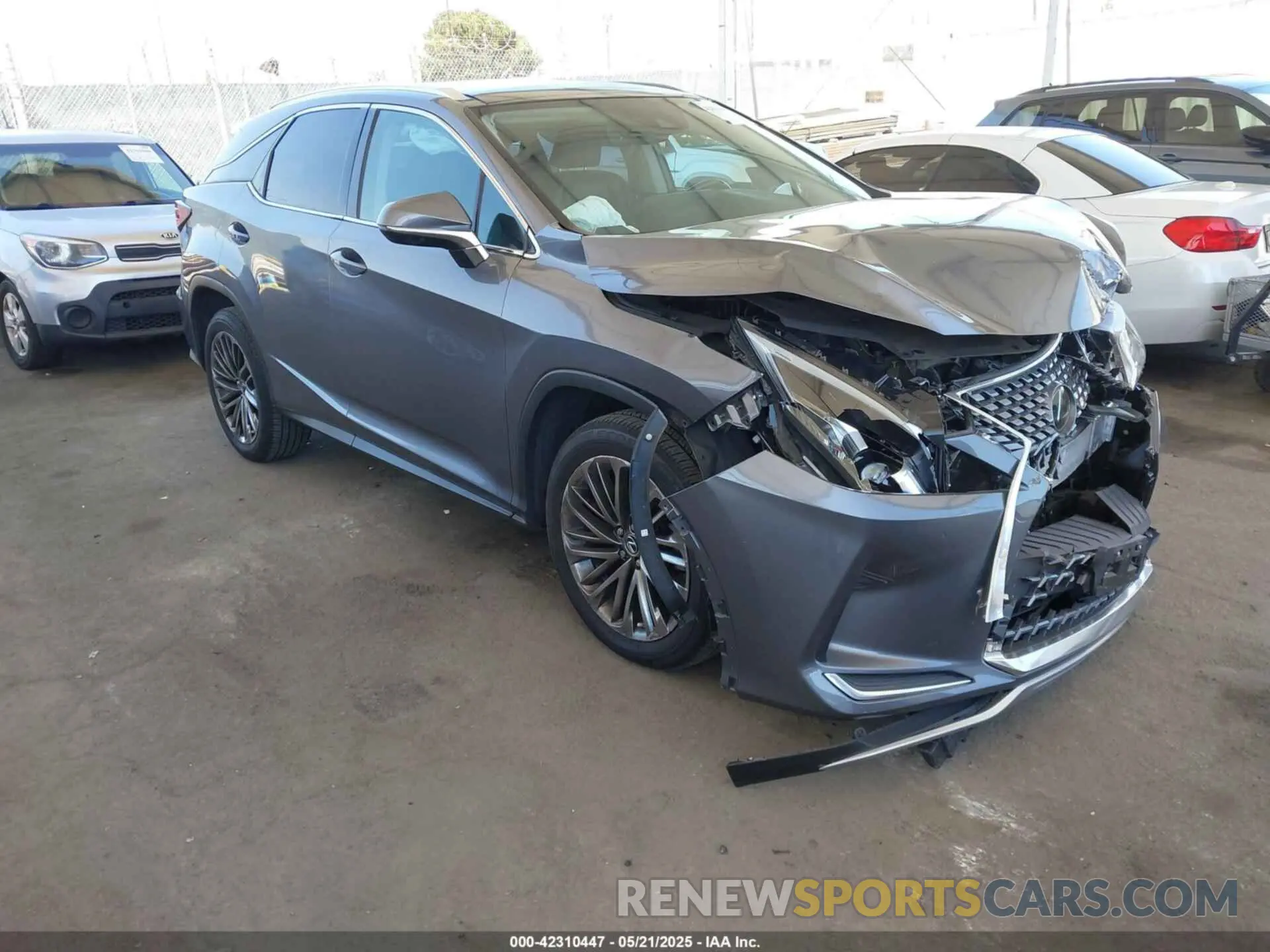 1 Photograph of a damaged car 2T2JZMDA9LC217072 LEXUS RX 350 2020