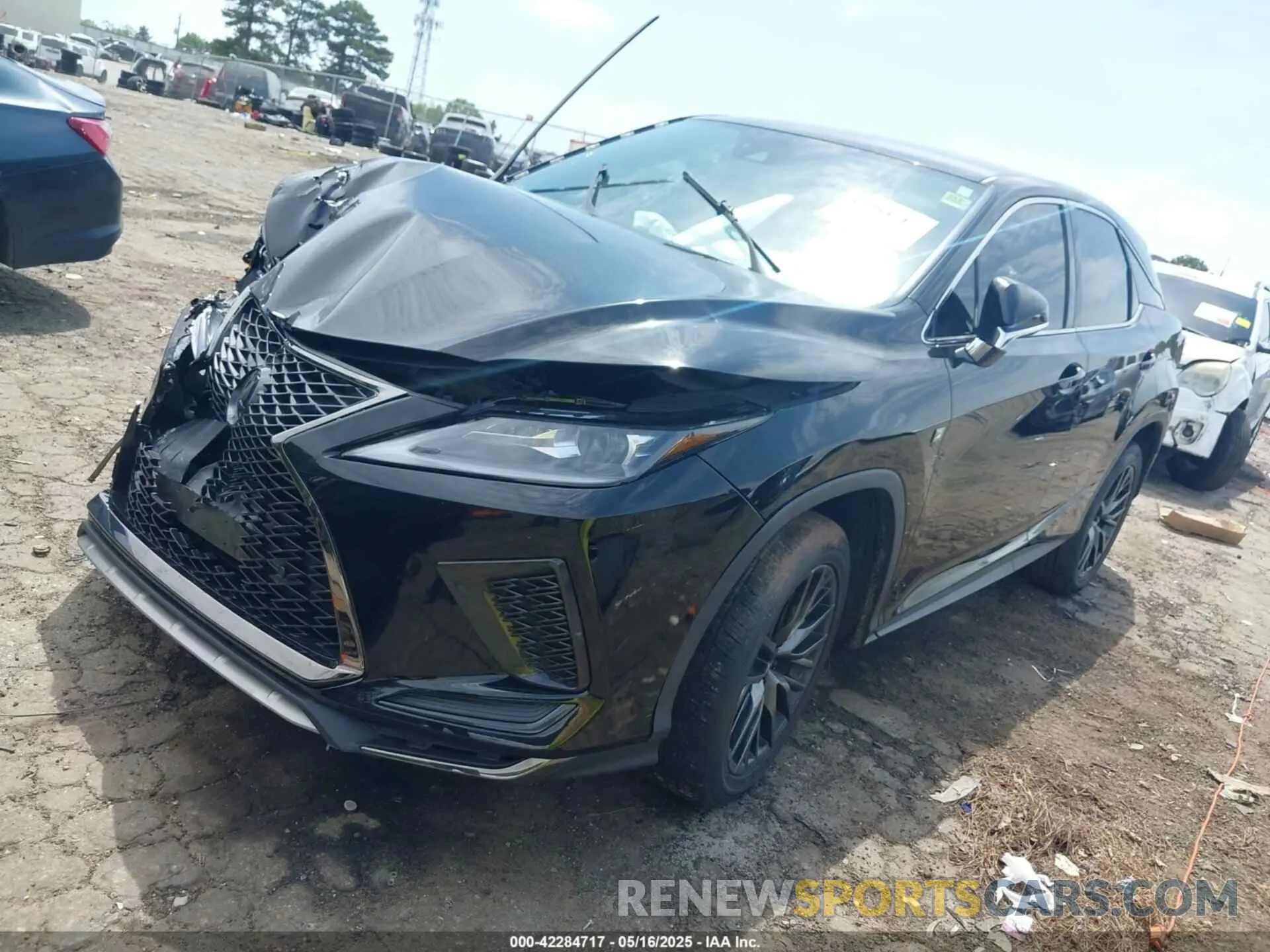 2 Photograph of a damaged car 2T2SZMAA6LC180684 LEXUS RX 350 2020