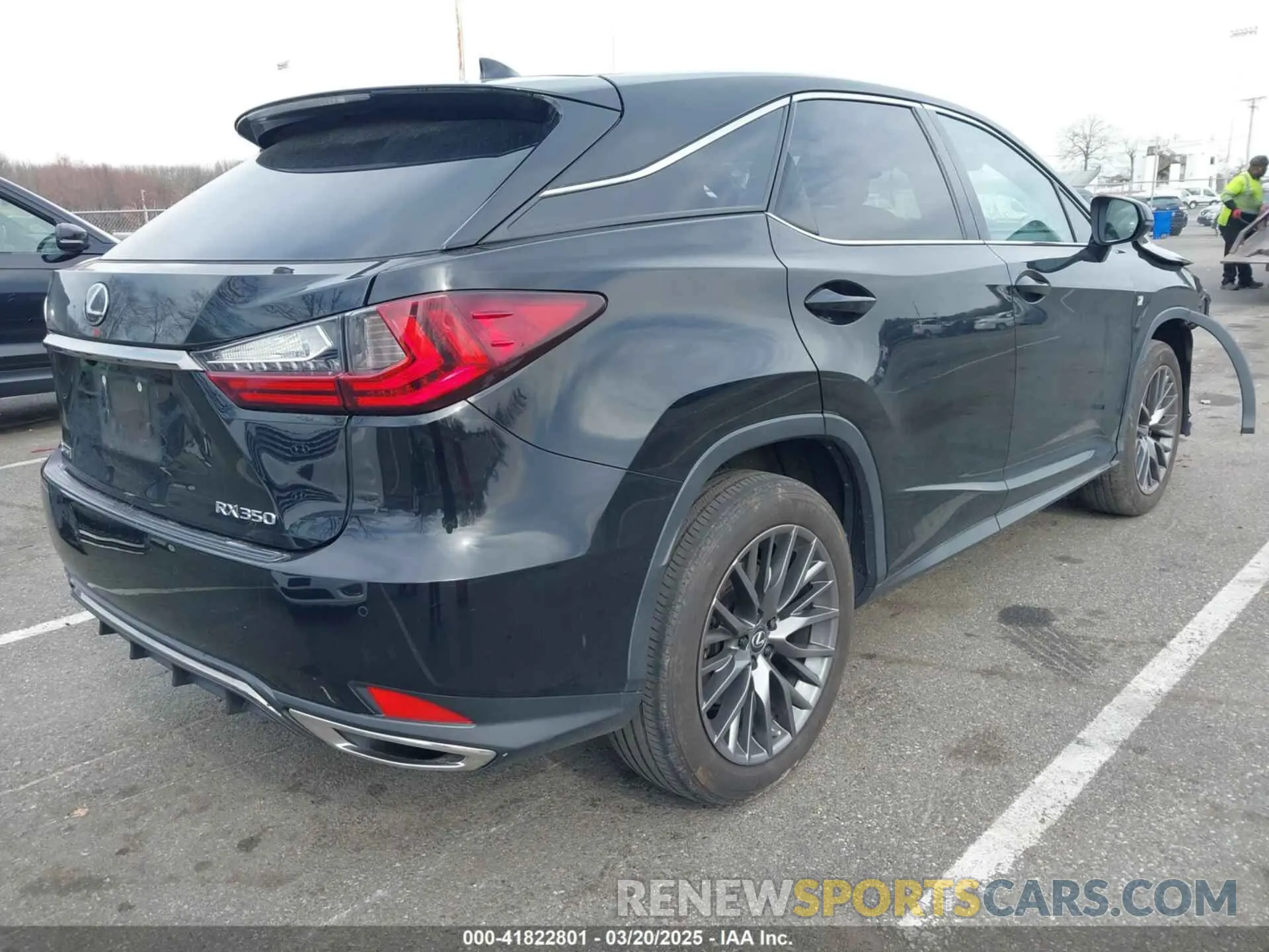 4 Photograph of a damaged car 2T2SZMDA8LC256854 LEXUS RX 350 2020