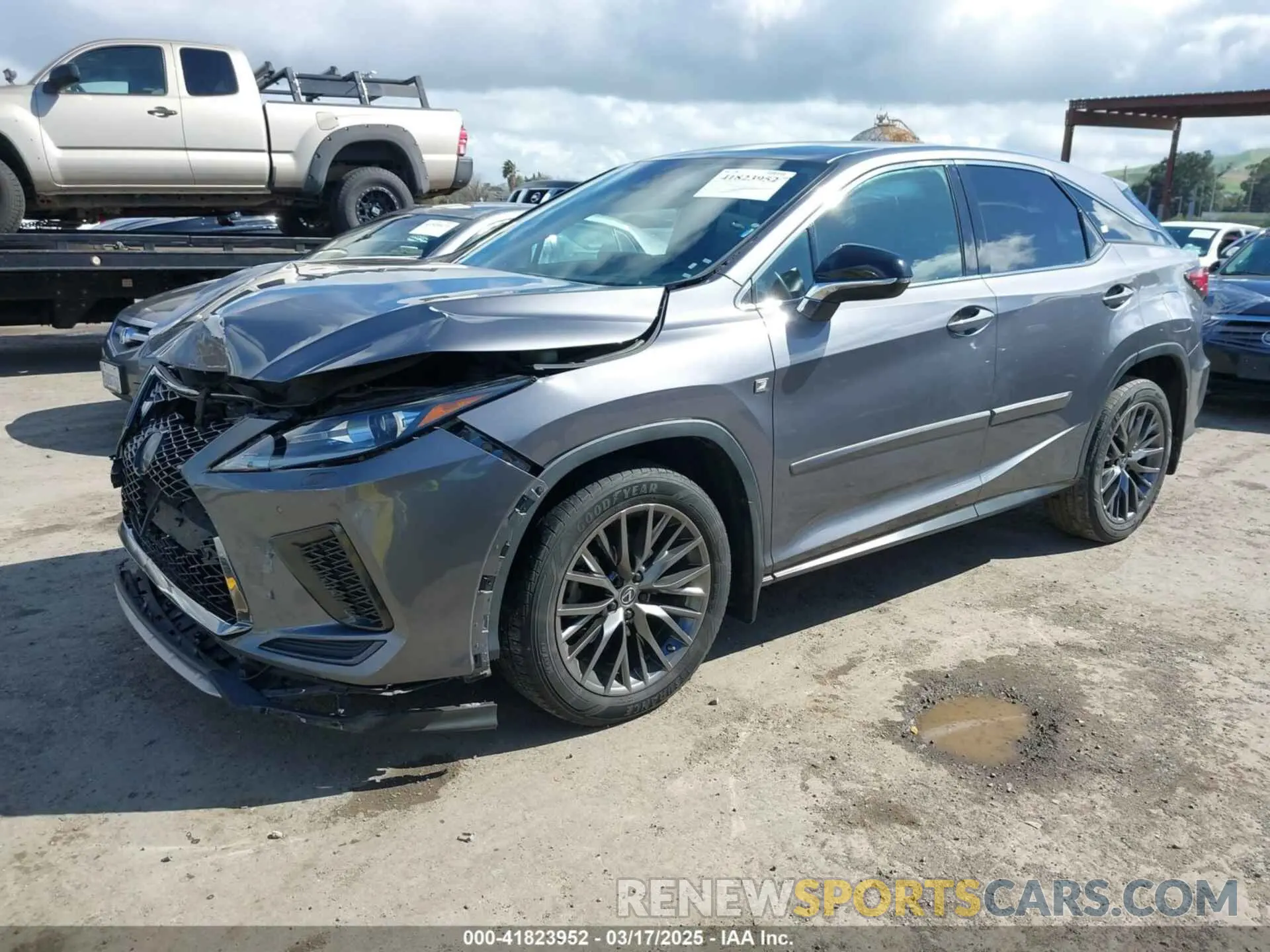 2 Photograph of a damaged car 2T2SZMDA9LC221224 LEXUS RX 350 2020