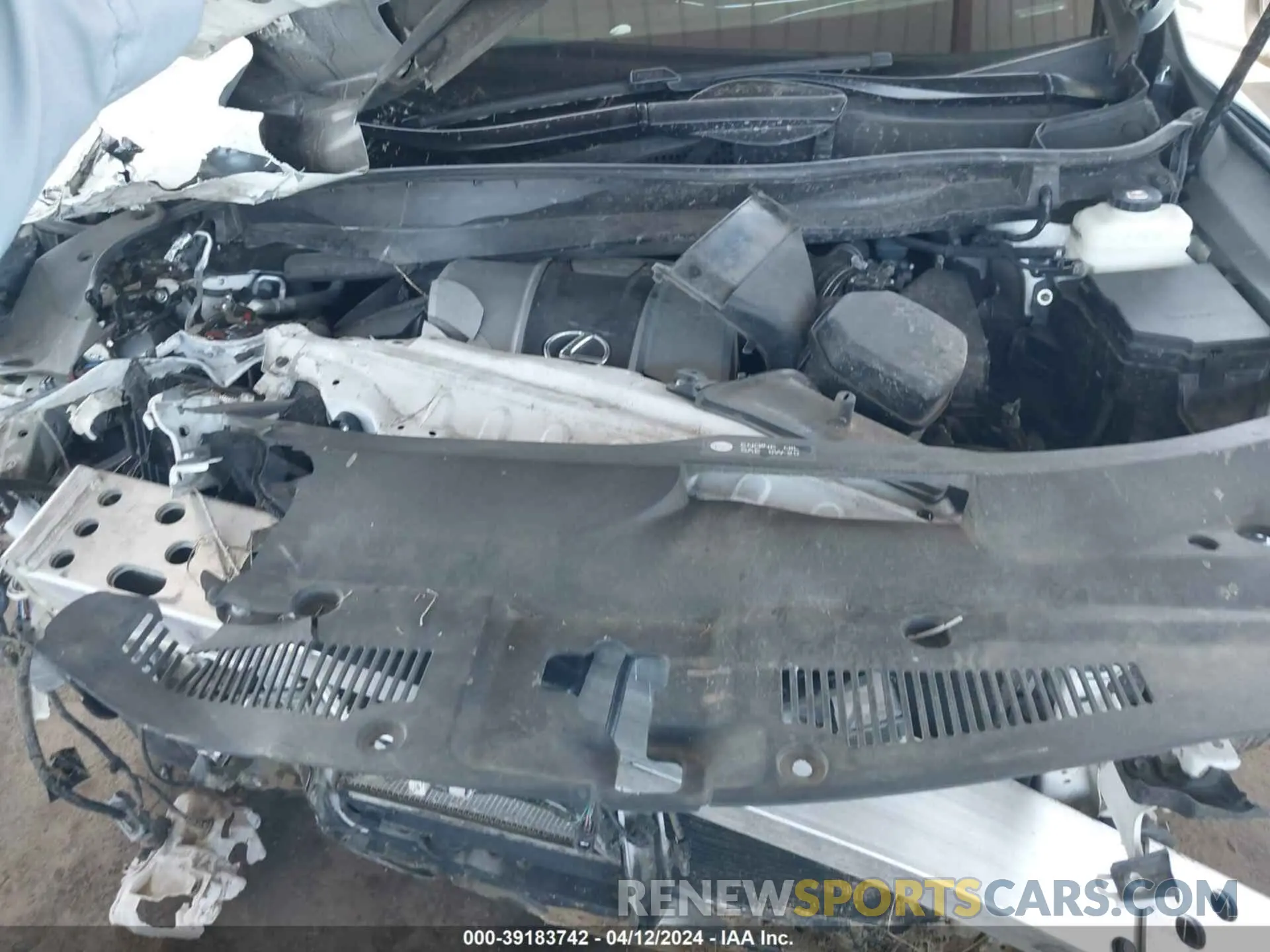 10 Photograph of a damaged car 2T2YZMDA4LC241536 LEXUS RX 350 2020