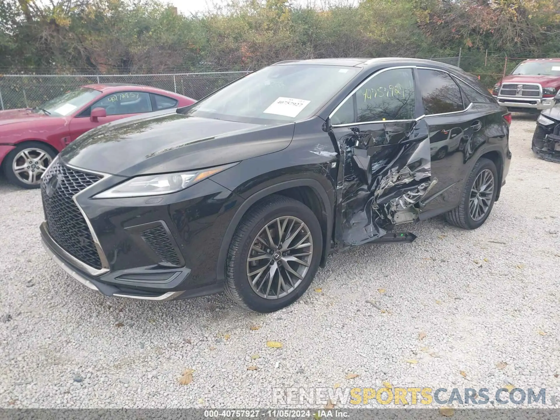 2 Photograph of a damaged car 2T2YZMDA7LC250750 LEXUS RX 350 2020