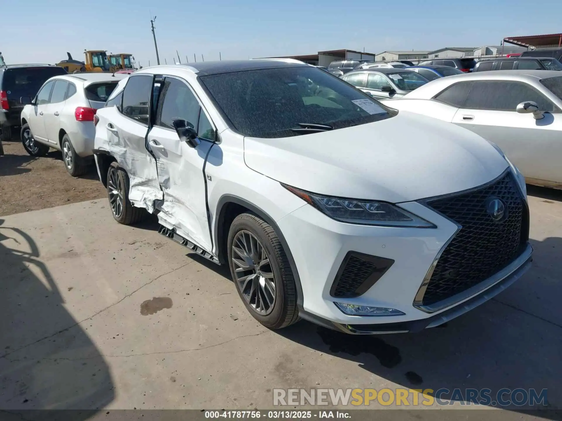 1 Photograph of a damaged car 2T2YZMDA7LC253891 LEXUS RX 350 2020