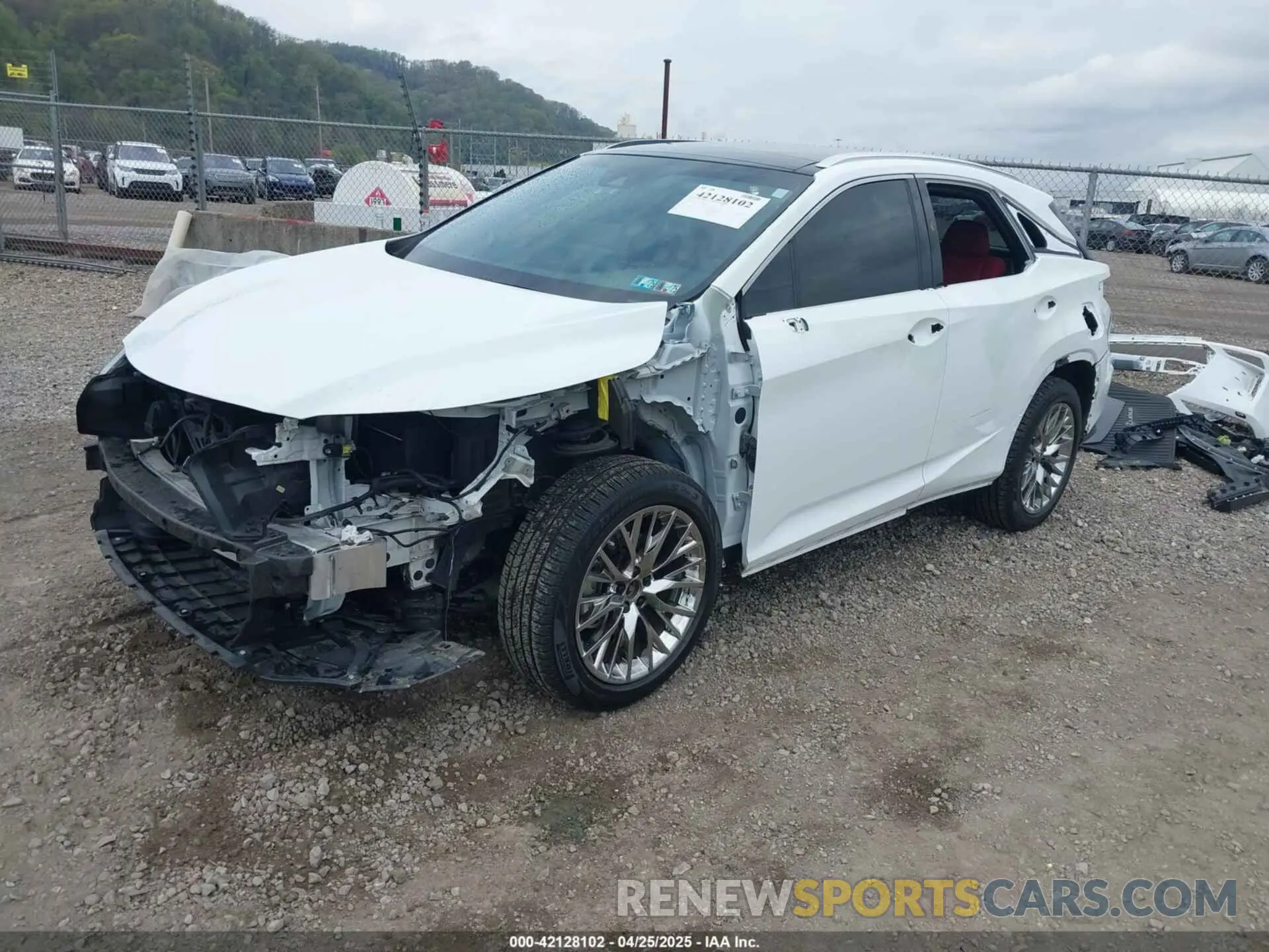 2 Photograph of a damaged car 2T2YZMDAXLC234879 LEXUS RX 350 2020