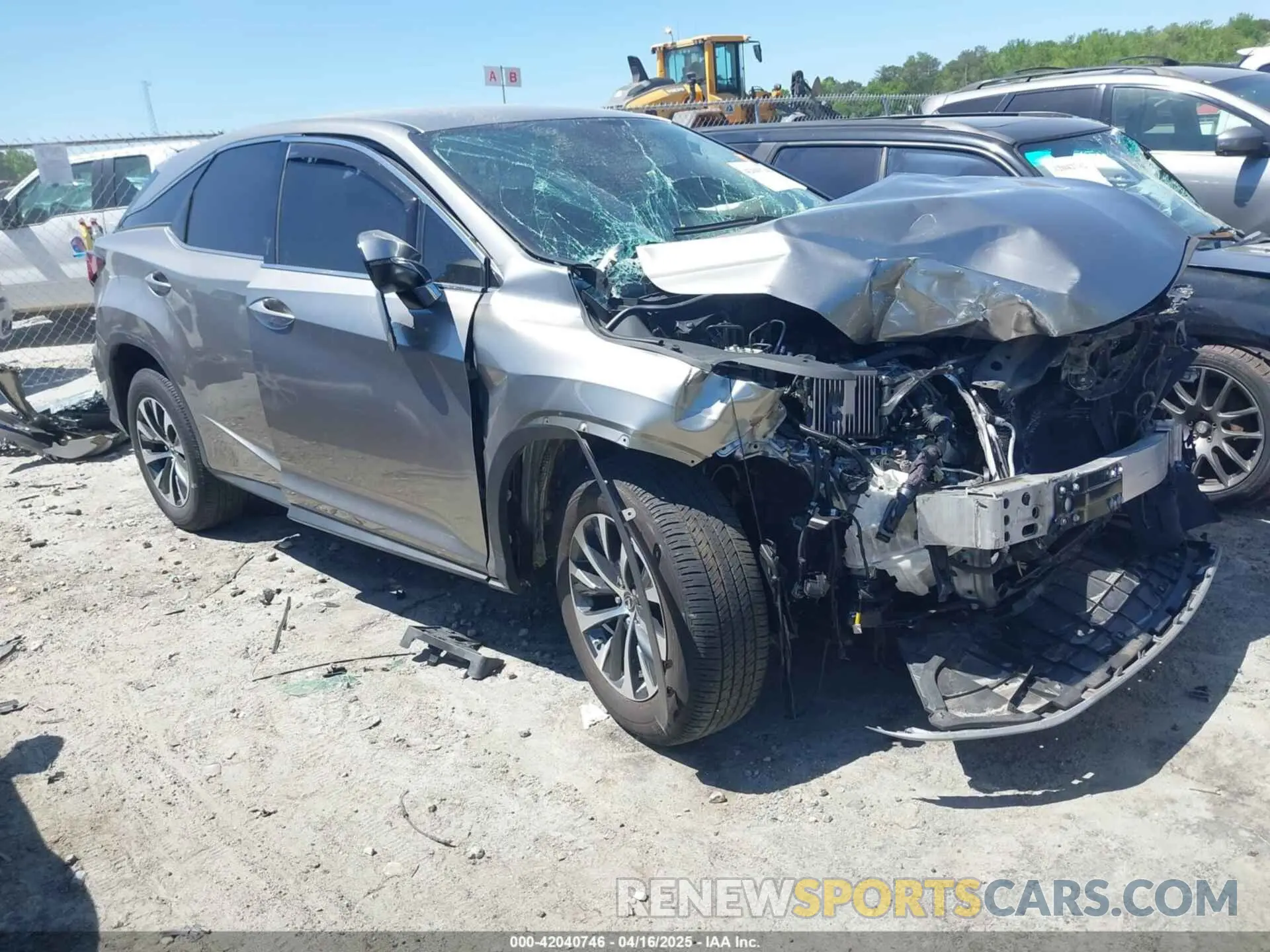 1 Photograph of a damaged car 2T2AZMAA0MC212980 LEXUS RX 350 2021