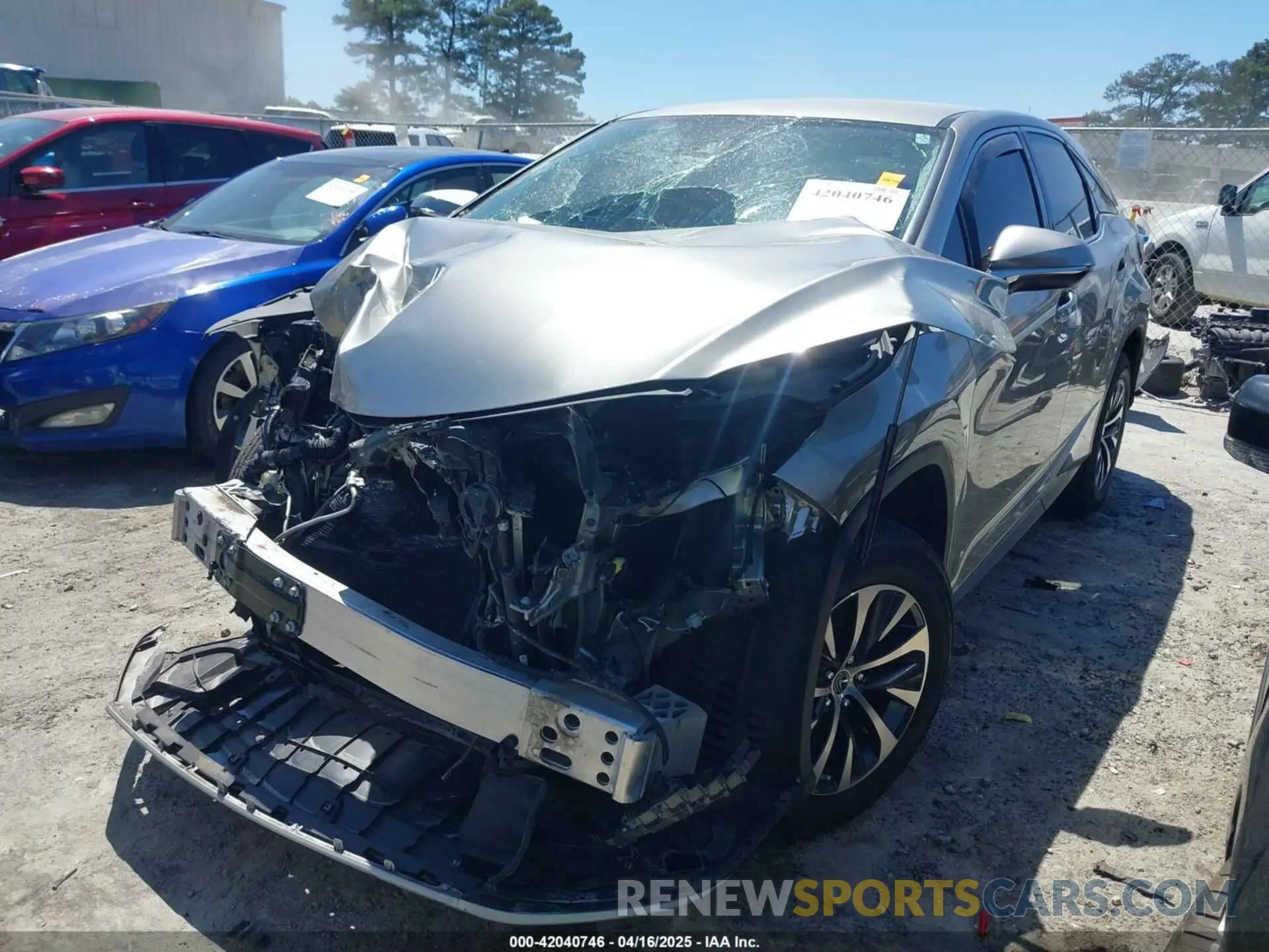 2 Photograph of a damaged car 2T2AZMAA0MC212980 LEXUS RX 350 2021