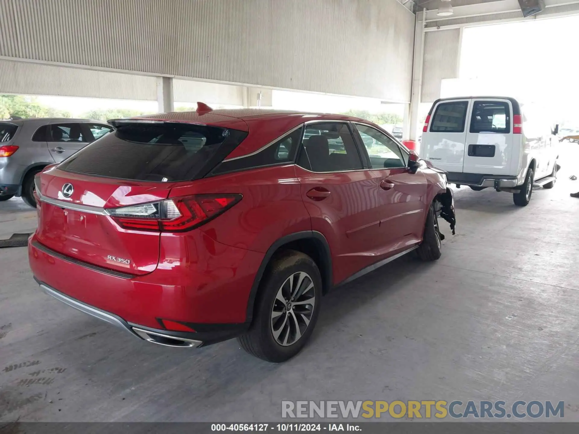 4 Photograph of a damaged car 2T2AZMAA3MC183605 LEXUS RX 350 2021