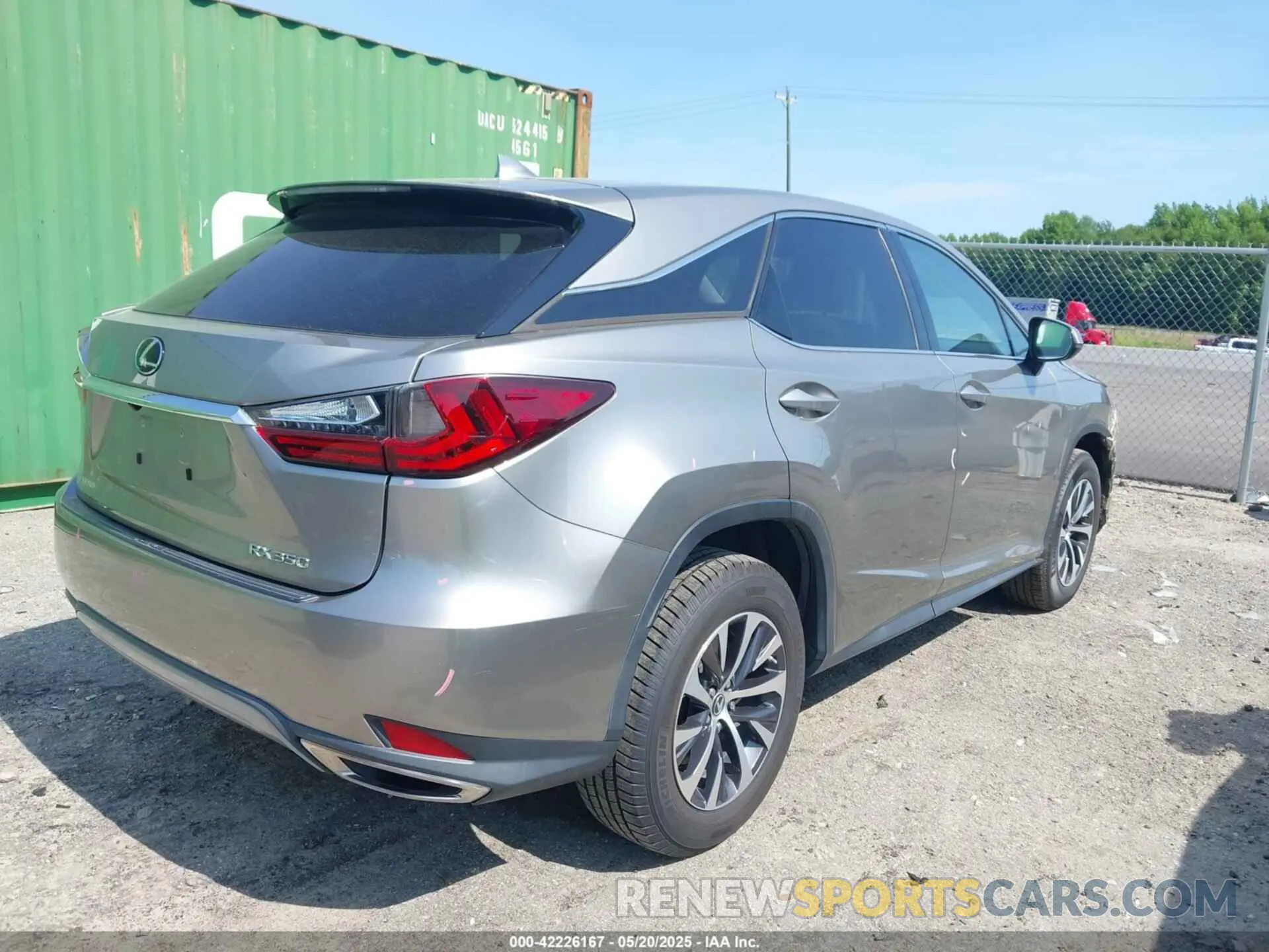 4 Photograph of a damaged car 2T2AZMAA3MC186617 LEXUS RX 350 2021