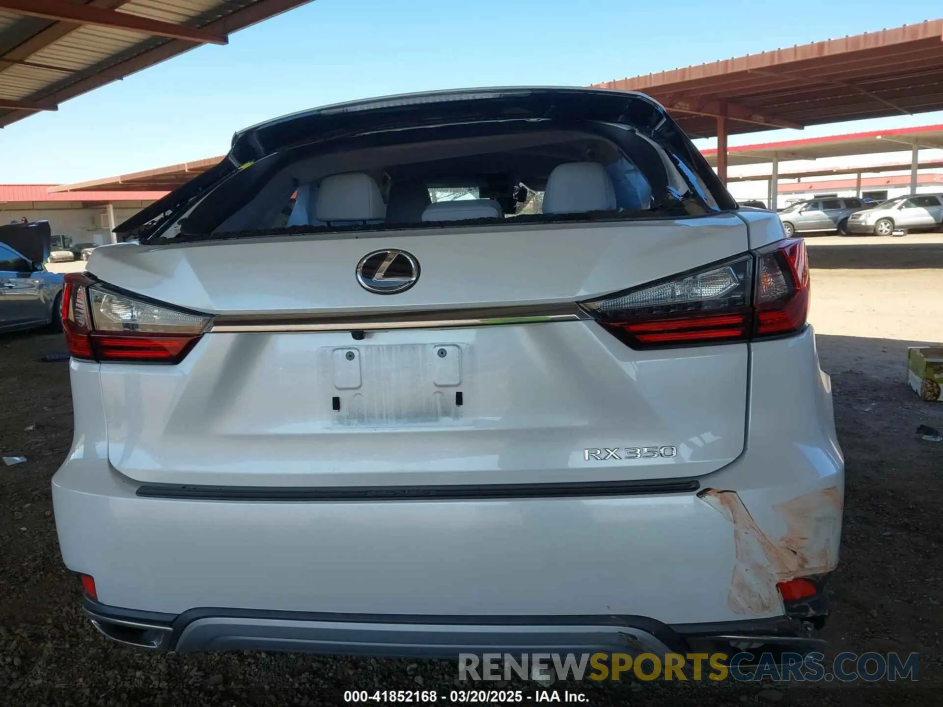 16 Photograph of a damaged car 2T2AZMAA7MC214144 LEXUS RX 350 2021