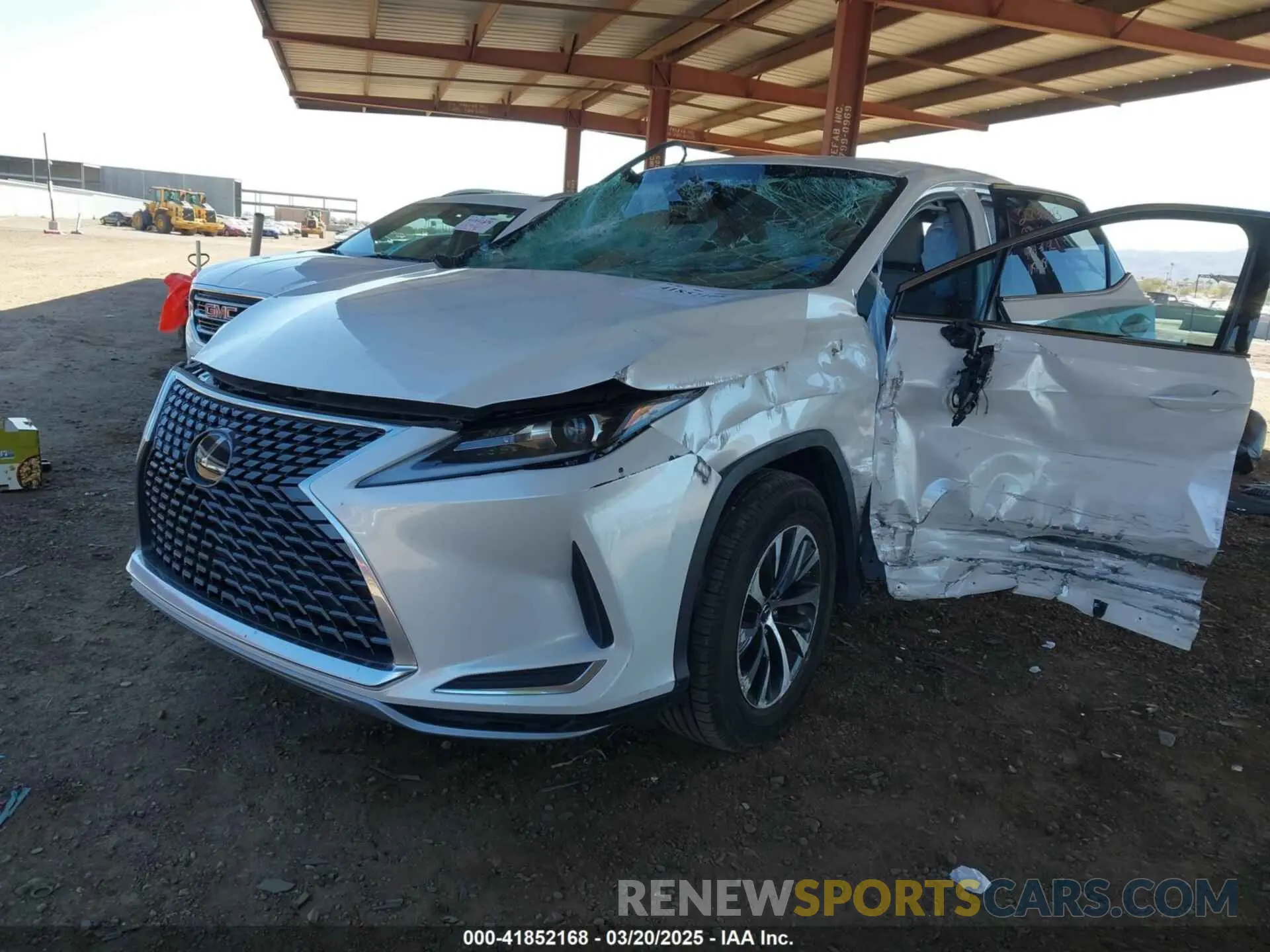 2 Photograph of a damaged car 2T2AZMAA7MC214144 LEXUS RX 350 2021