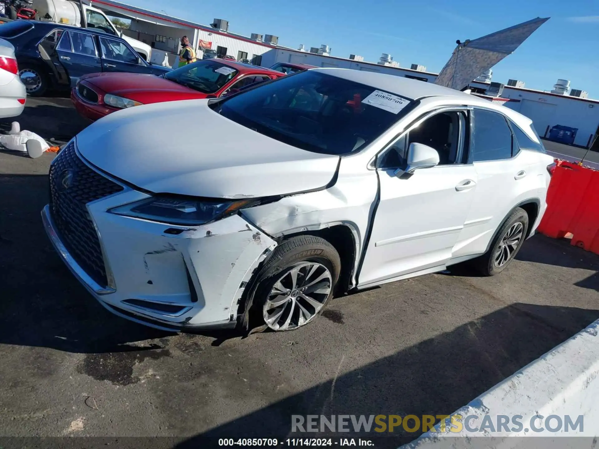 2 Photograph of a damaged car 2T2AZMDA8MC266751 LEXUS RX 350 2021