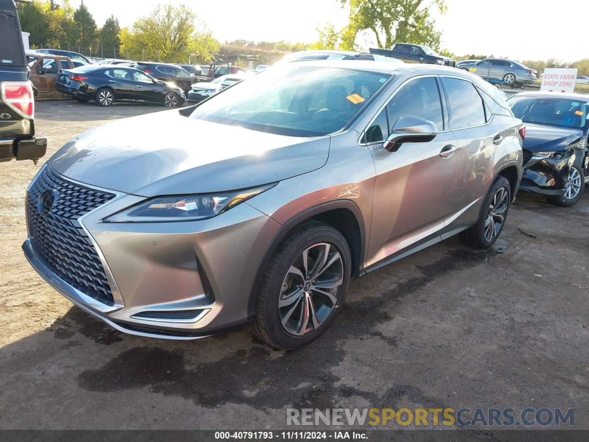 2 Photograph of a damaged car 2T2HZMAA1MC187800 LEXUS RX 350 2021