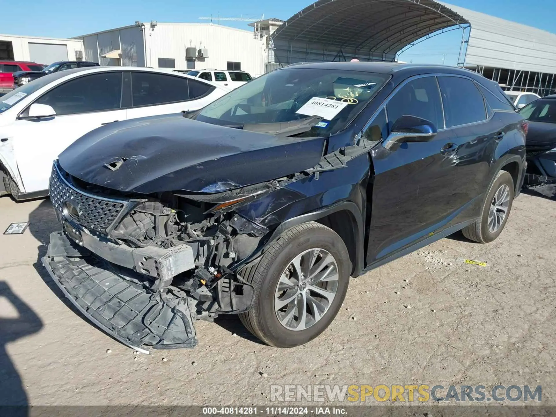 2 Photograph of a damaged car 2T2HZMAA2MC211005 LEXUS RX 350 2021
