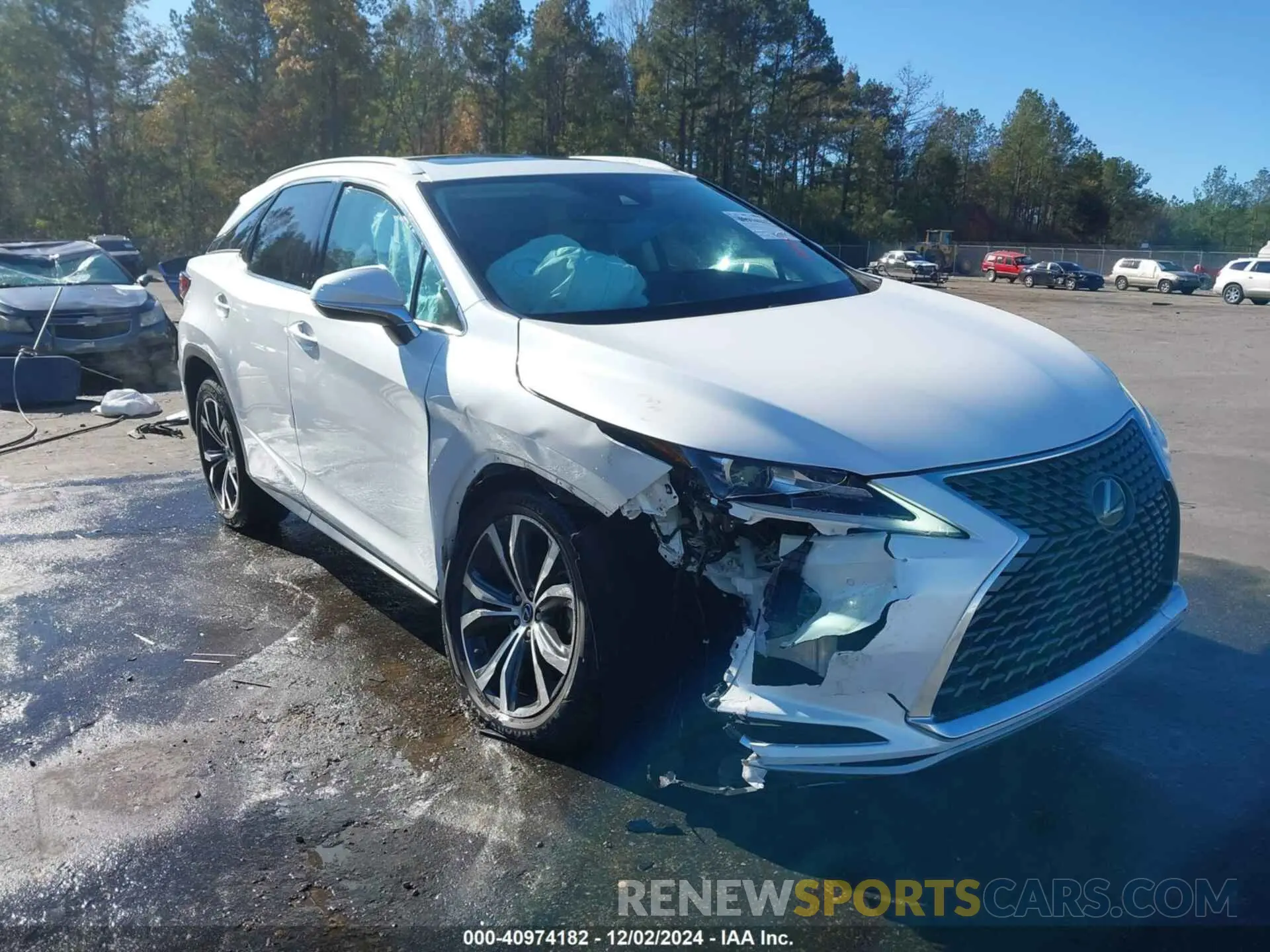 1 Photograph of a damaged car 2T2HZMAA7MC184657 LEXUS RX 350 2021
