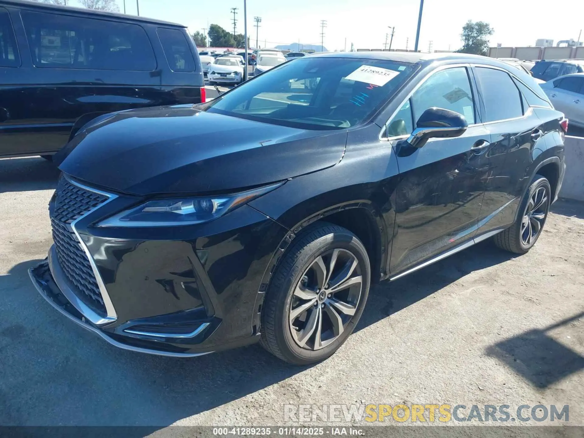 2 Photograph of a damaged car 2T2HZMAA7MC217415 LEXUS RX 350 2021