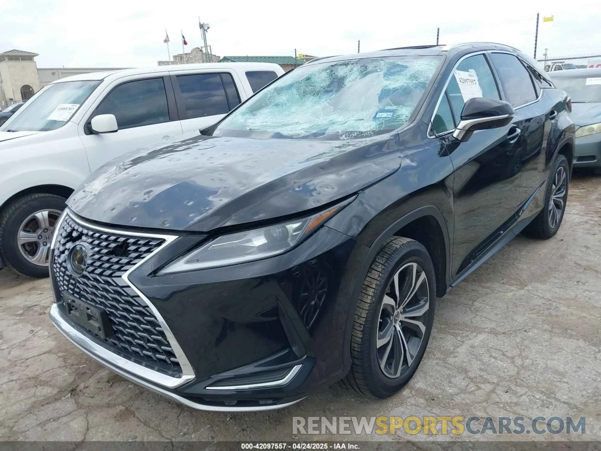 2 Photograph of a damaged car 2T2HZMAA8MC183615 LEXUS RX 350 2021