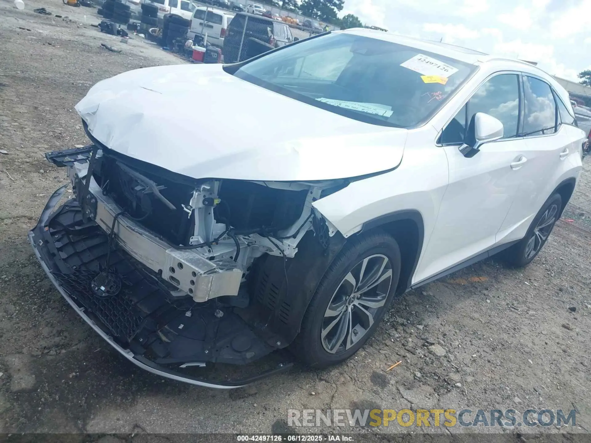 2 Photograph of a damaged car 2T2HZMAA8MC191147 LEXUS RX 350 2021