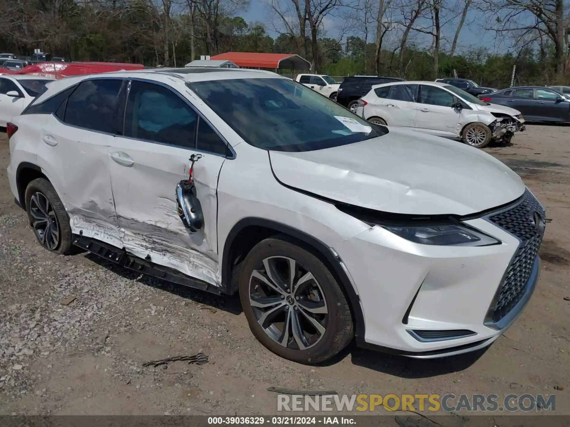 1 Photograph of a damaged car 2T2HZMAA9MC202432 LEXUS RX 350 2021