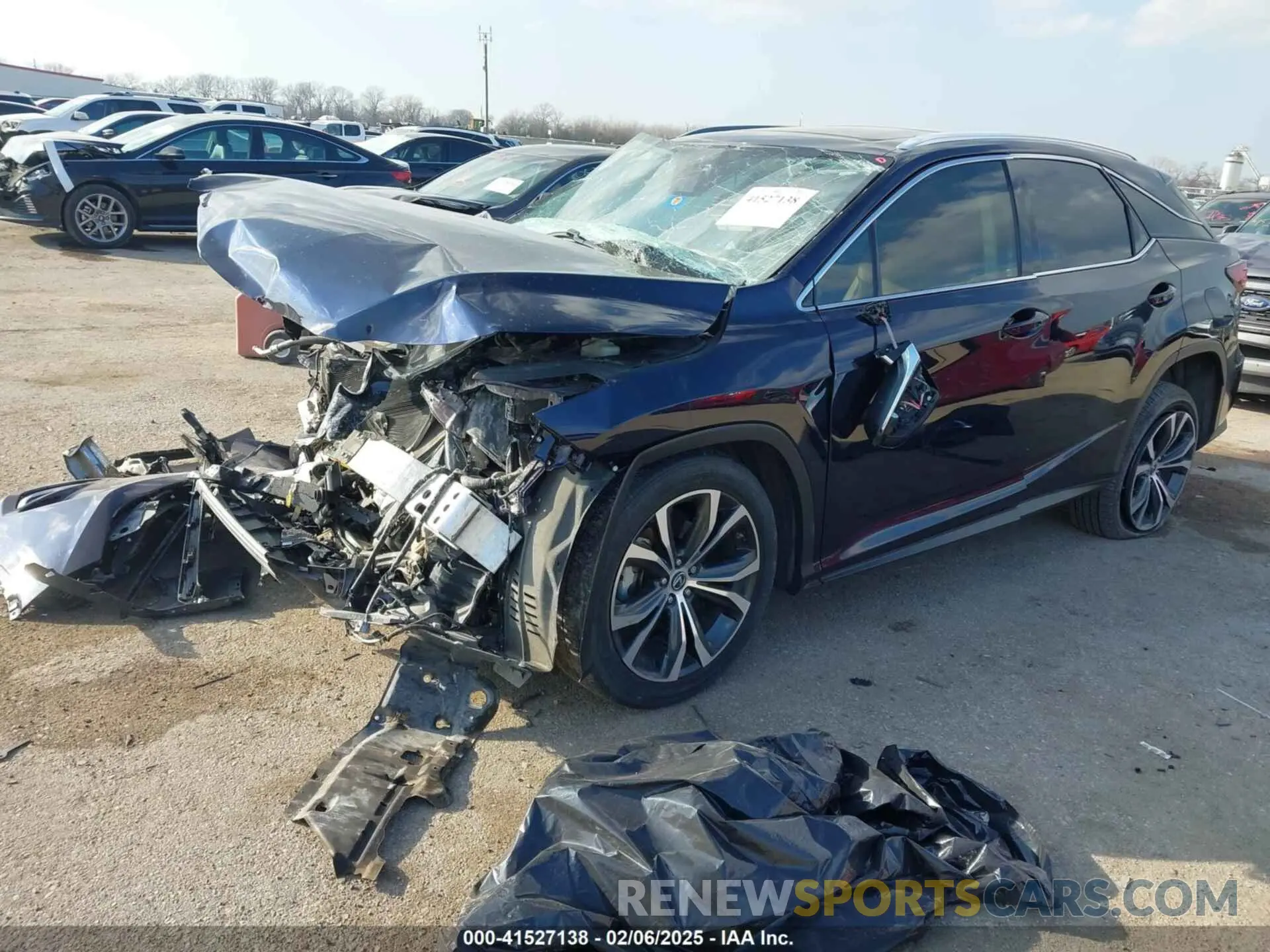 2 Photograph of a damaged car 2T2HZMAAXMC185057 LEXUS RX 350 2021