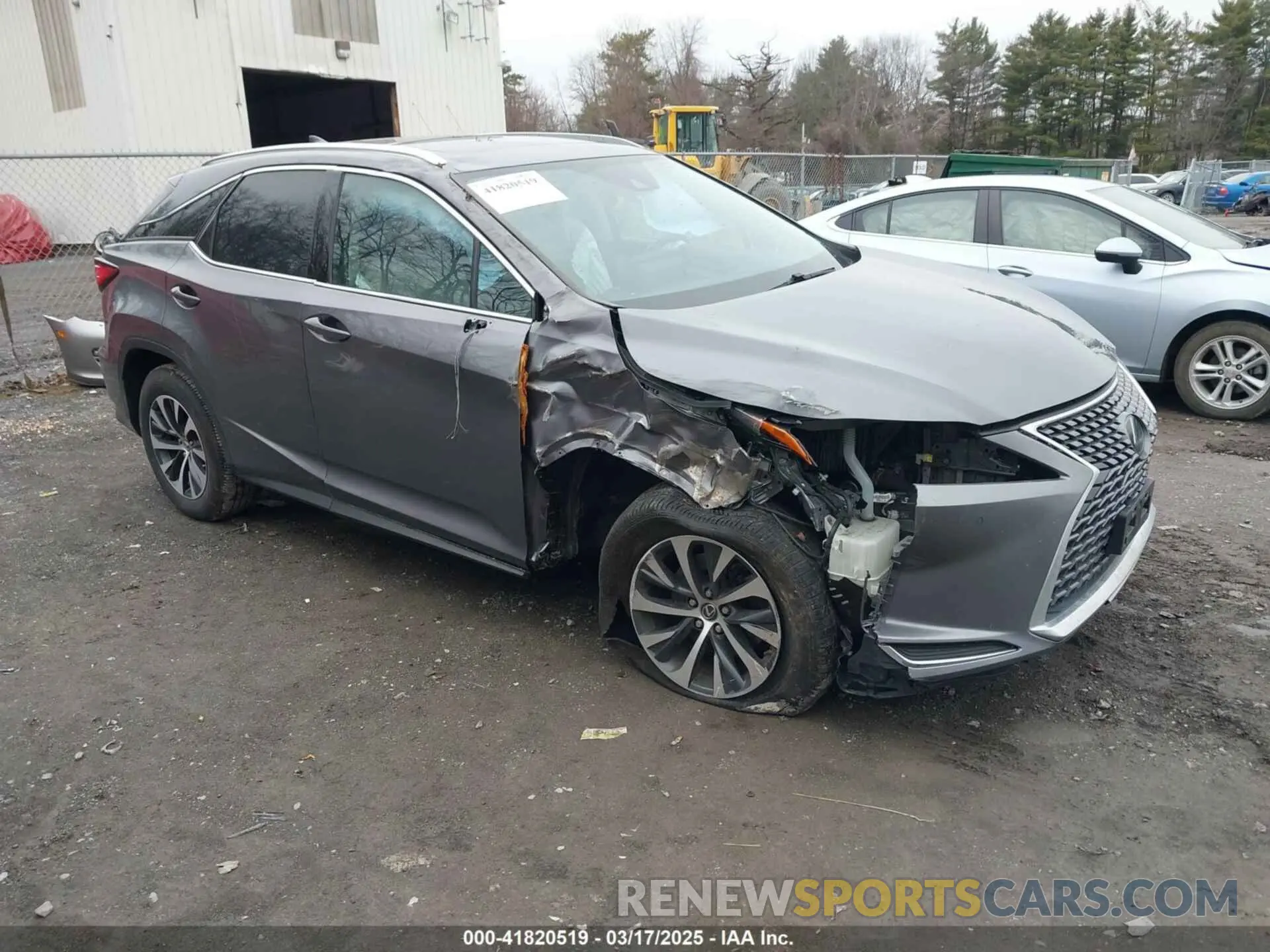 1 Photograph of a damaged car 2T2HZMDA4MC259360 LEXUS RX 350 2021
