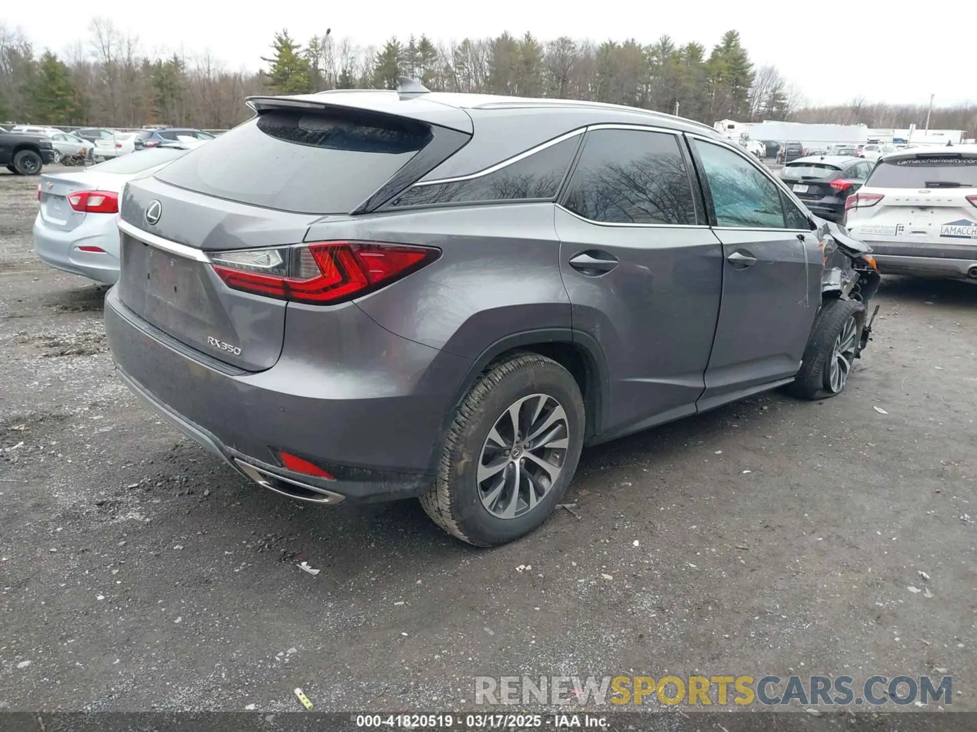 4 Photograph of a damaged car 2T2HZMDA4MC259360 LEXUS RX 350 2021