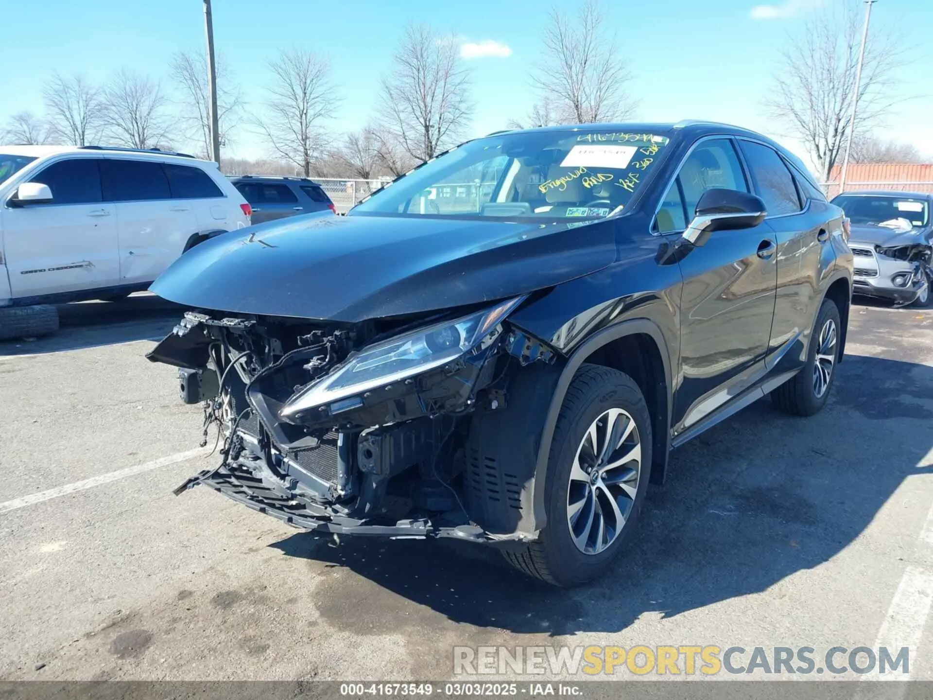 2 Photograph of a damaged car 2T2HZMDA4MC274747 LEXUS RX 350 2021