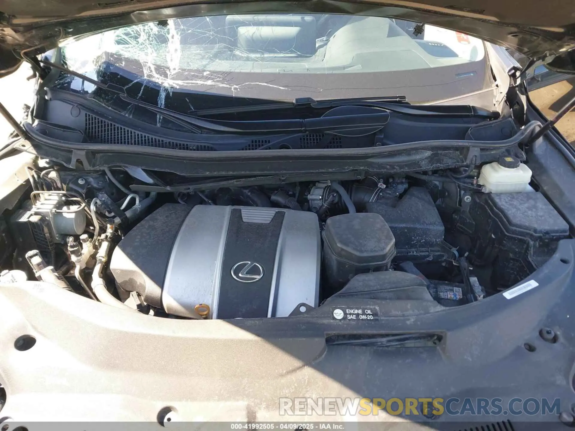 10 Photograph of a damaged car 2T2HZMDA6MC267282 LEXUS RX 350 2021
