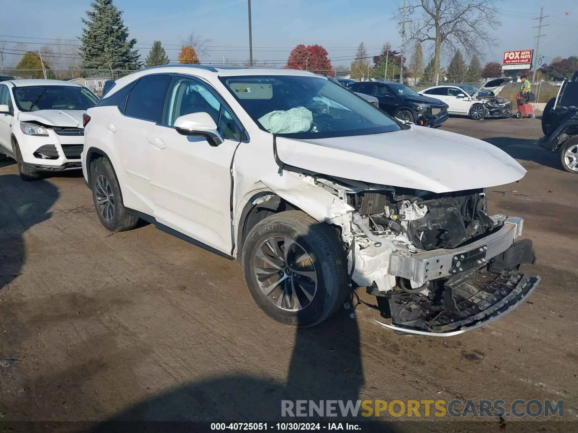 1 Photograph of a damaged car 2T2HZMDA6MC304802 LEXUS RX 350 2021
